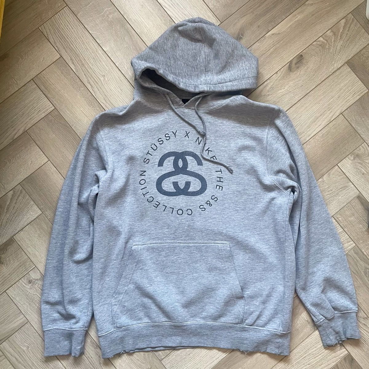 Nike × Stussy Stussy x Nike Pullover Hoodie Grey Size US L / EU 52-54 / 3 - 4 Thumbnail
