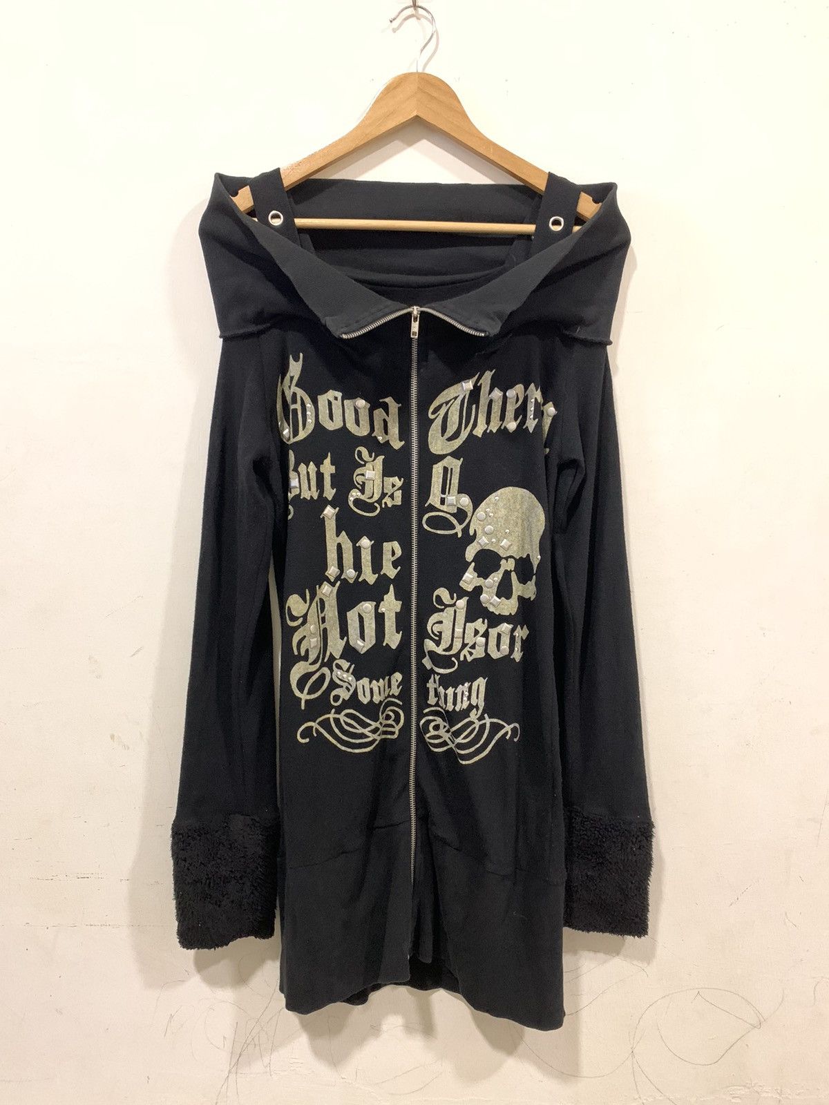 If Six Was Nine Grunge Punk Styled Gothic LongSleeve Sweat Size L / US 10 / IT 46 - 1 Thumbnail