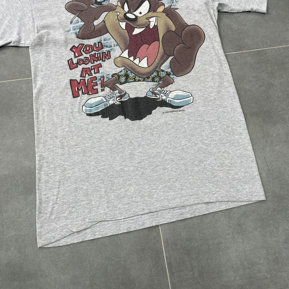 Vintage × Warner Bros Vintage Warner Bros. Tasmanian Devil Taz 1995 T-Shirt Size M Size US M / EU 48-50 / 2 - 4 Thumbnail