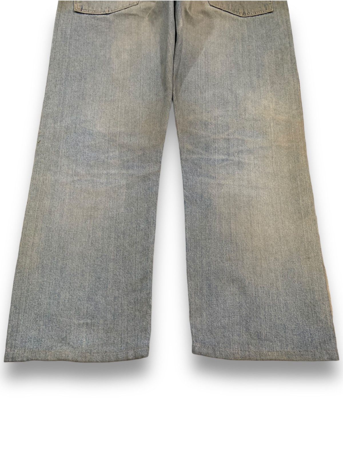 Edwin Vintage Y2K Edwin Dirt Mud Washed Loose Fit Distressed Jeans Size US 33 - 13 Thumbnail