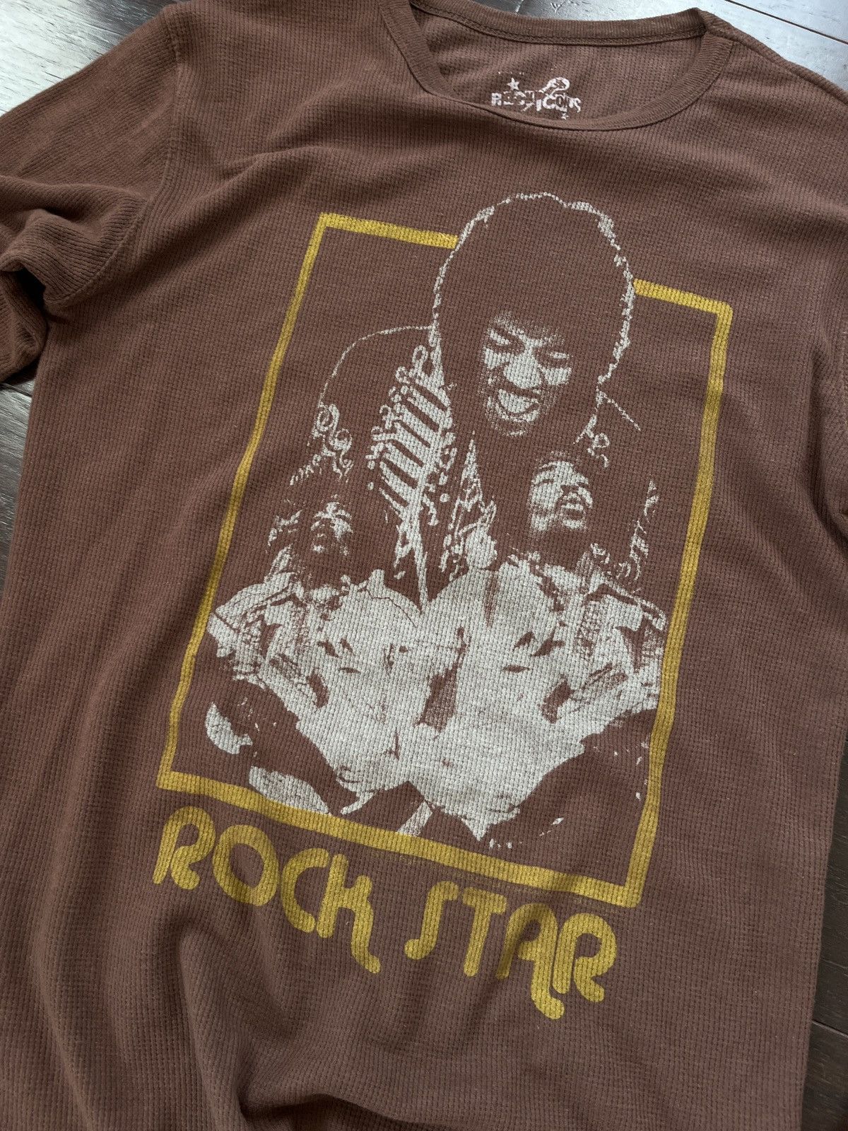 Band Tees Y2K Rockstar Rock Icons Waffle Longsleeve jimmy Hendrix 70s Size US M / EU 48-50 / 2 - 6 Thumbnail