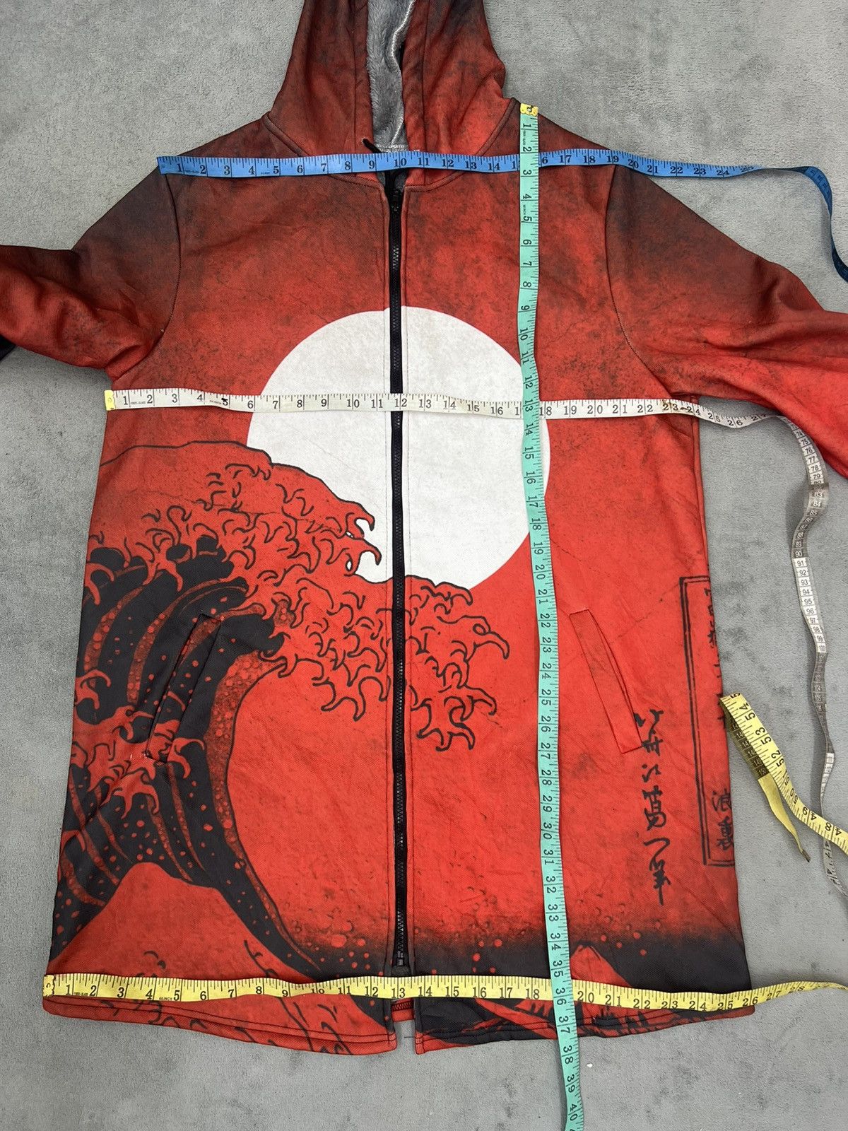 Japanese Brand THE GREAT WAVE KANAGAWA MOUNT FUJI Size US L / EU 52-54 / 3 - 9 Thumbnail