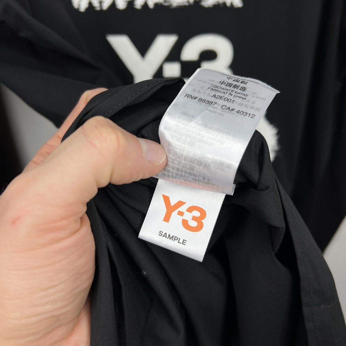 Adidas × Y-3 Yohji Yamamoto Y3 x Adidas Oversized Long Shirt RARE Size US L / EU 52-54 / 3 - 13 Thumbnail