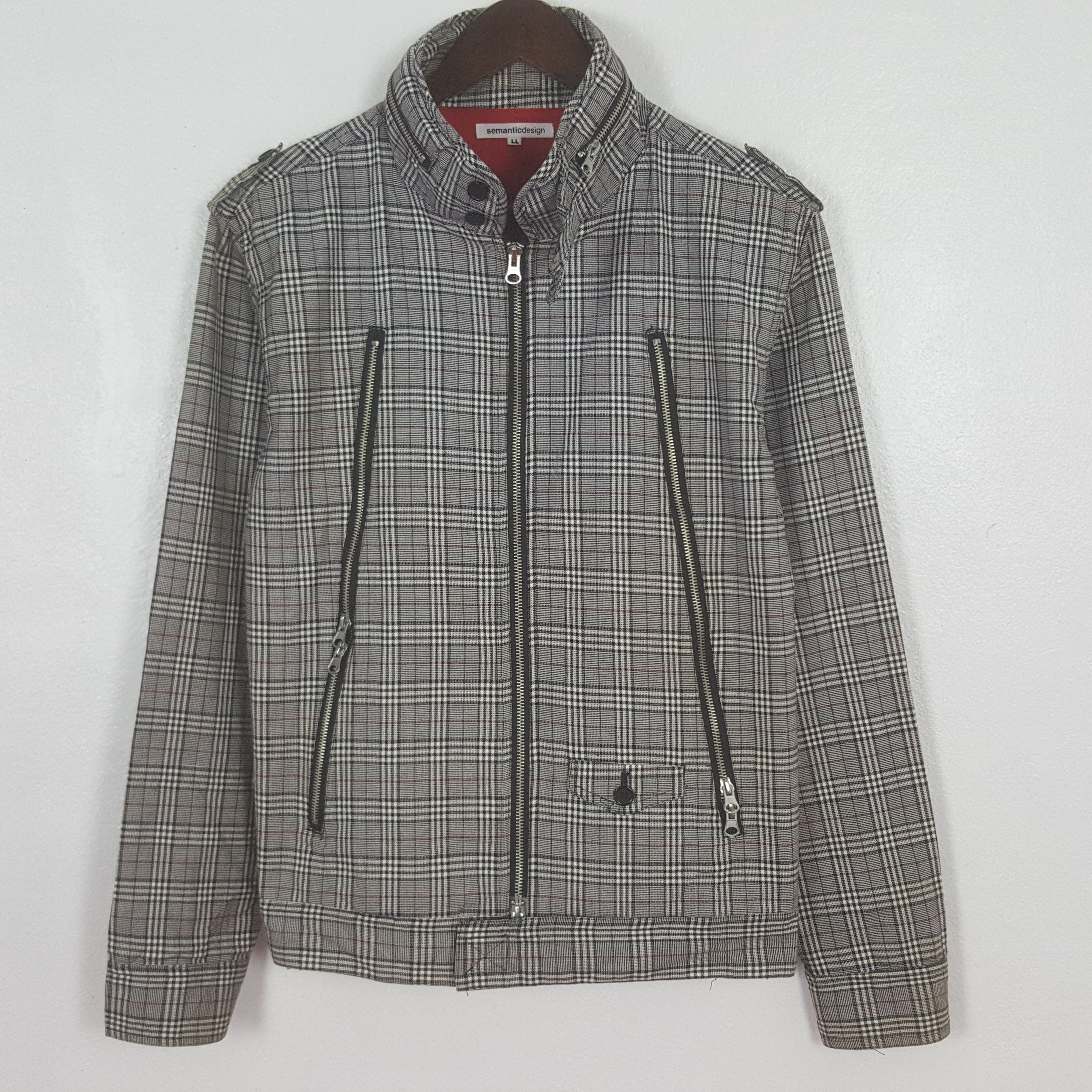 semanticdesign Vintage Semantic Design Zipper Jacket Size US S / EU 44-46 / 1 - 1 Thumbnail