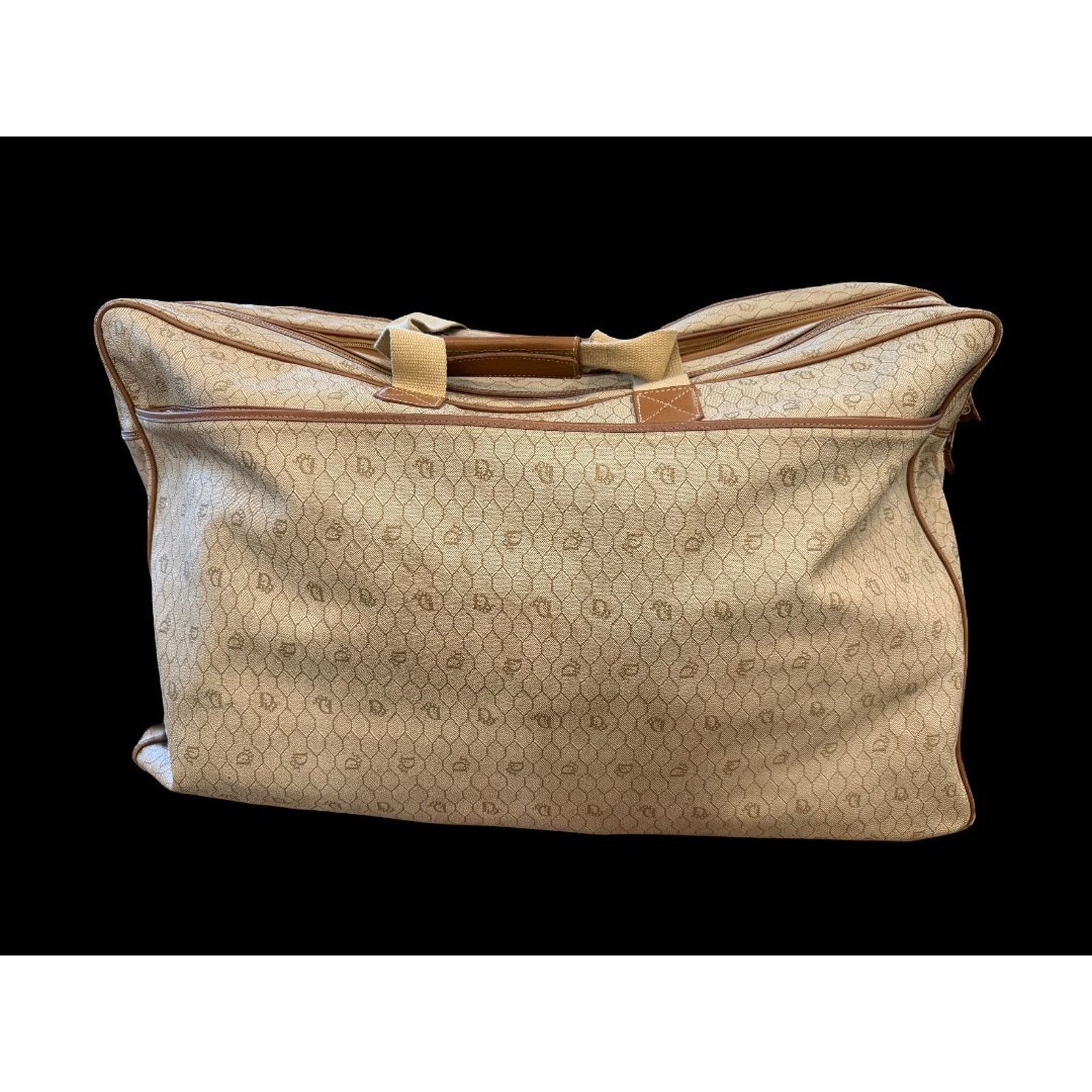 Dior DIOR Monogram Travel Duffle Bag 30x16" Logo Canvas | COA Size ONE SIZE - 1 Thumbnail