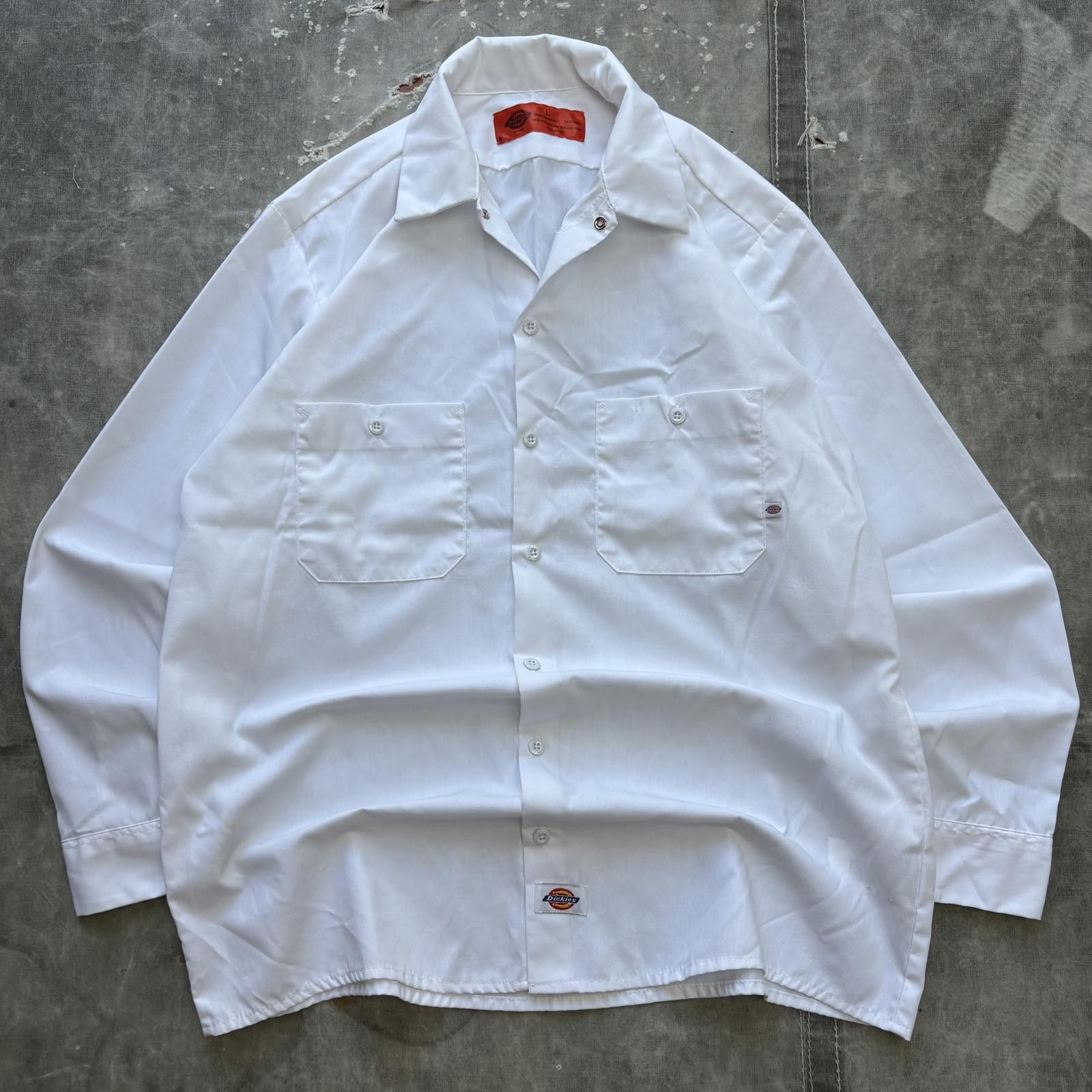 Dickies Vintage 90s Y2K Dickies Painter Workwear Button Up Shirt Size US L / EU 52-54 / 3 - 1 Thumbnail