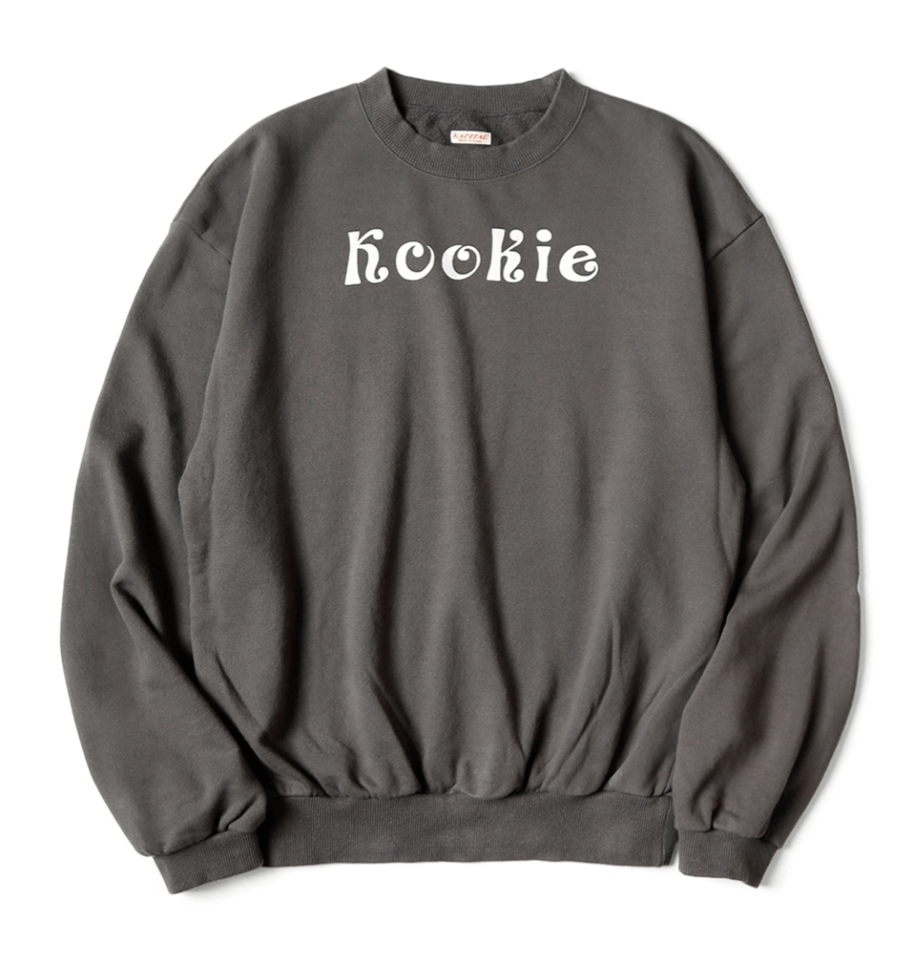 Kapital 30/- Fur-lined Crew Sweatshirt (KOOKIEpt) Size US L / EU 52-54 / 3 - 4 Thumbnail