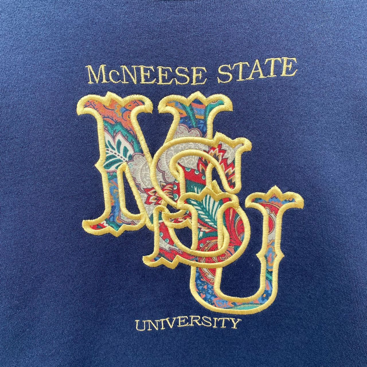 Vintage VINTAGE McNEESE STATE UNIVERSITY SWEATSHIRT LARGE PULLOVER Size US L / EU 52-54 / 3 - 4 Thumbnail