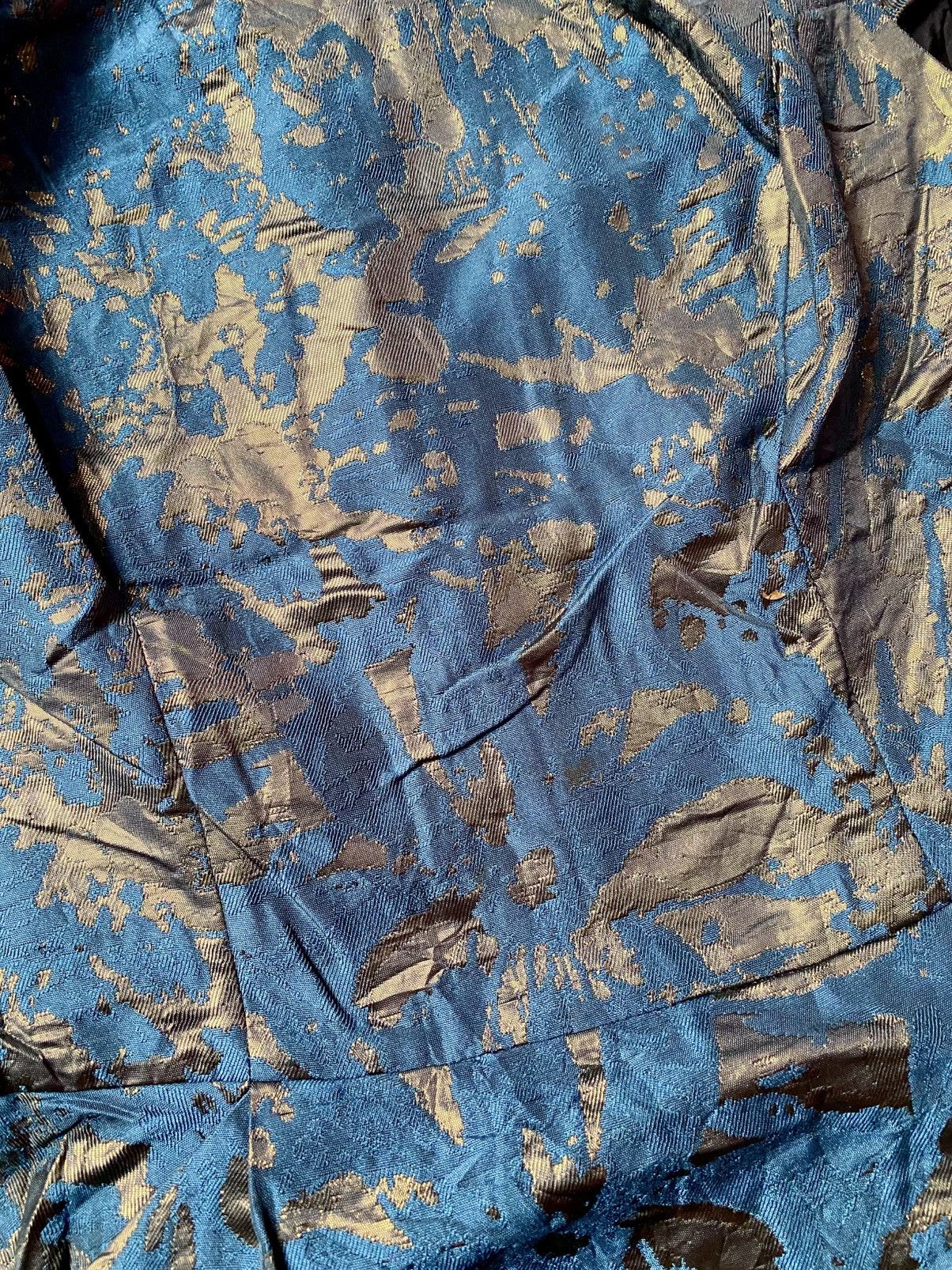 Allsaints All Saints Spitalfields Blue Gold Mini Dress Size S / US 4 / IT 40 - 6 Thumbnail