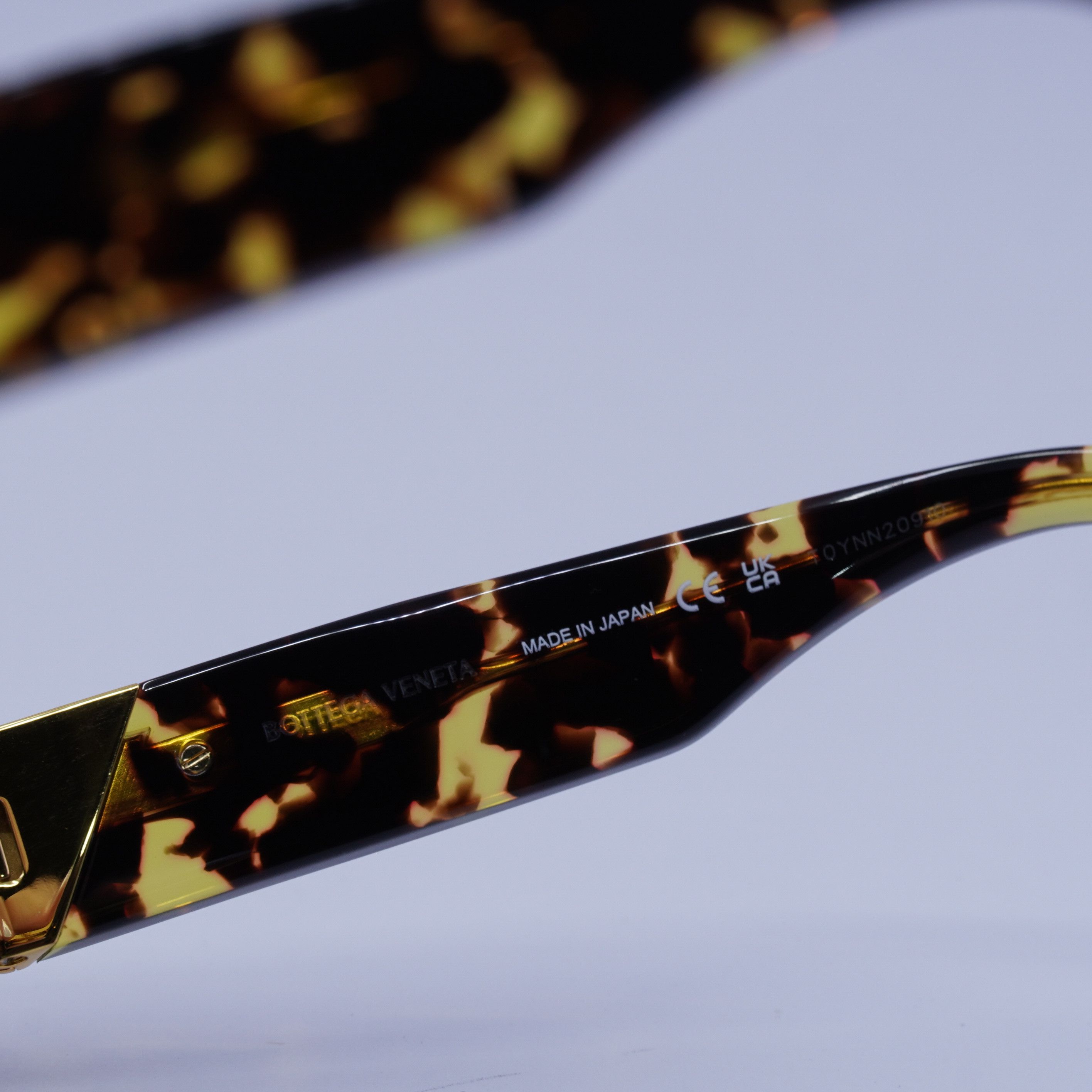 Bottega Veneta Bottega Veneta BV1176S 002 Sunglasses Havana Cat Eye Frame Size ONE SIZE - 5 Thumbnail