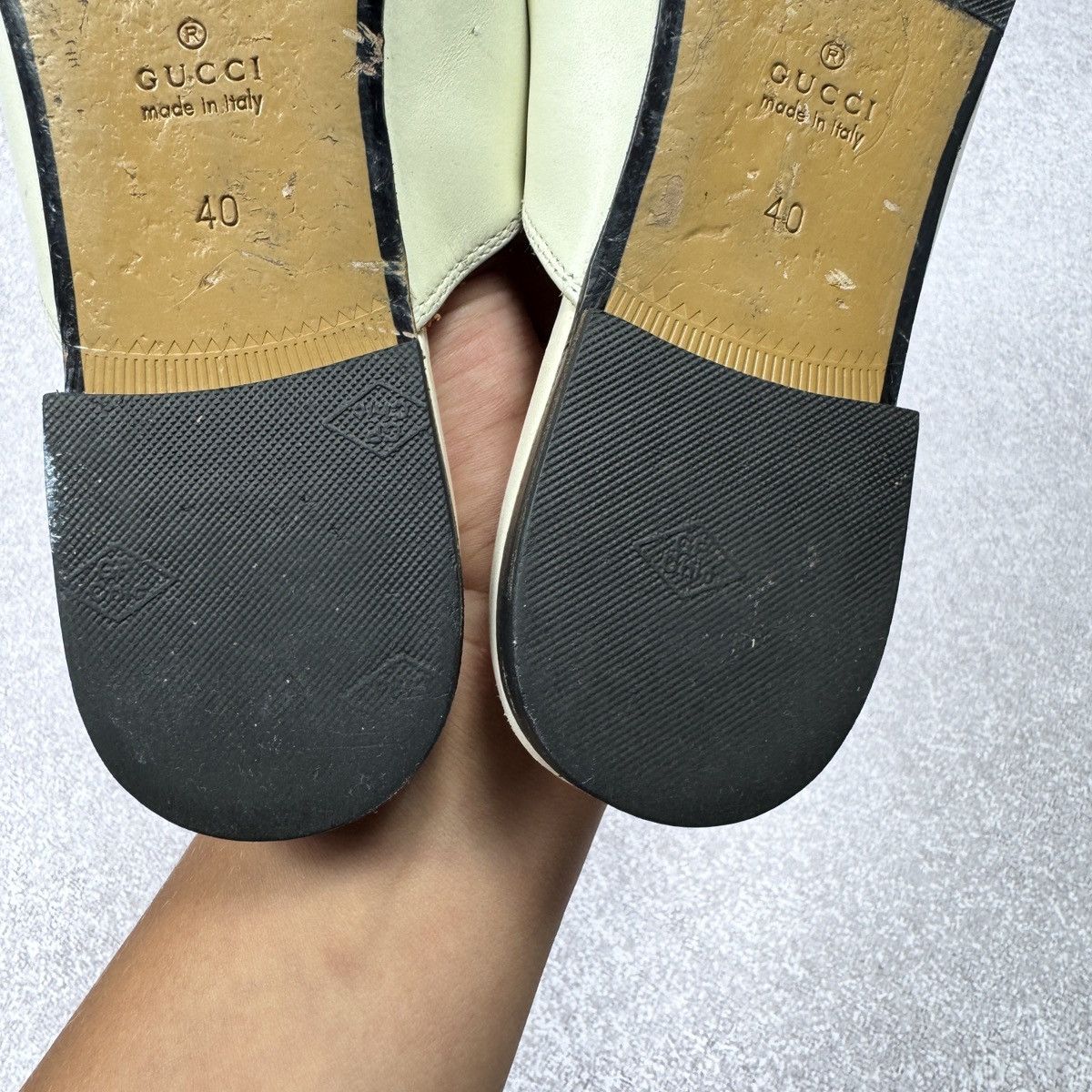 Gucci Authentic Gucci Princeton Beige Leather Vintage Mules Size US 8 / IT 38 - 12 Thumbnail