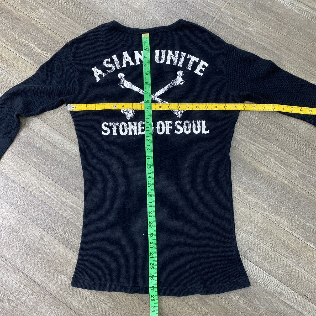 If Six Was Nine 2000s ACC Japanese Cross Bone Punk Lgb Y2K Style Reglan Tee Size US M / EU 48-50 / 2 - 14 Thumbnail