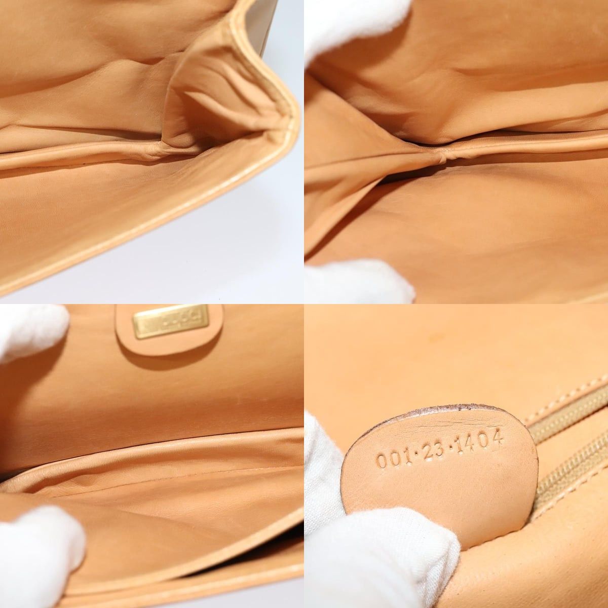 Gucci GUCCI Shoulder Bag Leather Beige Gold Size ONE SIZE - 12 Thumbnail