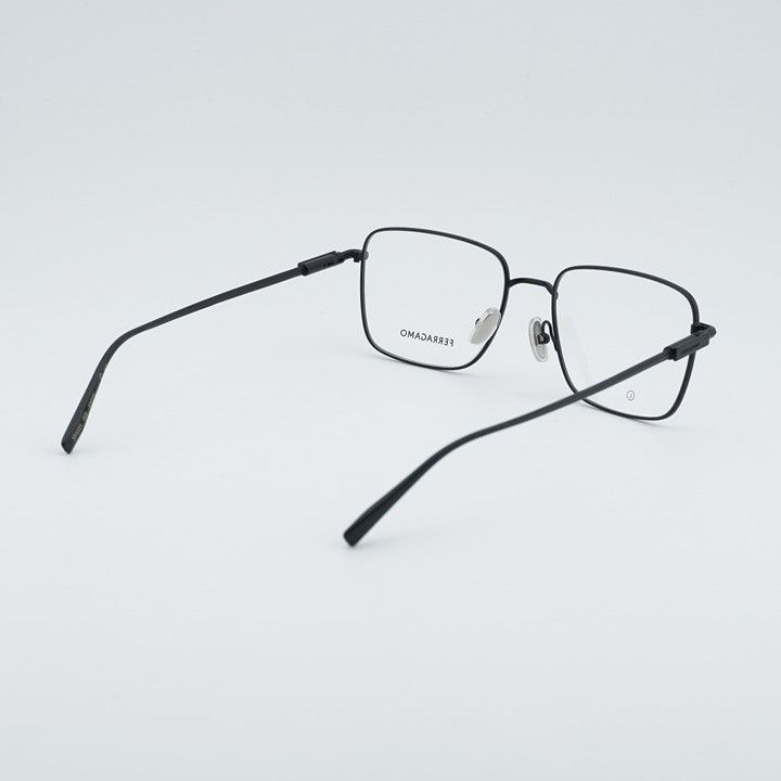 Salvatore Ferragamo Salvatore Ferragamo SF2231 002 Eyeglasses Black 53mm Square Size ONE SIZE - 5 Thumbnail