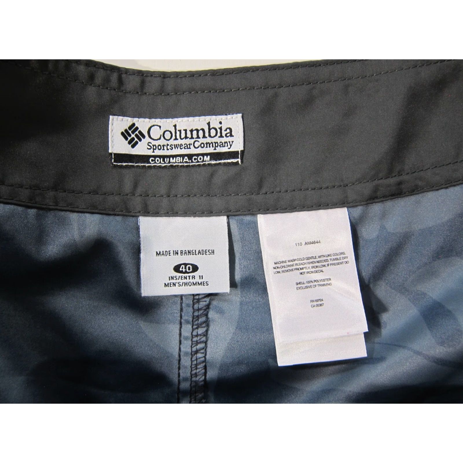 Vintage Columbia Blue Floral Hawaiian Beach Swim Surf Board Shorts Men 40 Size US 40 / EU 56 - 3 Thumbnail
