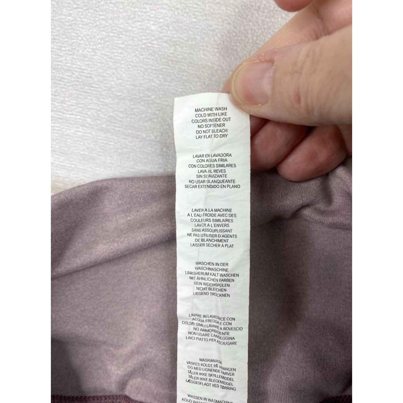 Fabletics Fabletics Leggings Womens L Purple Pink Mid Rise Cropped Zip Pocket Gym Athletic Size 36" / US 14 / IT 50 - 5 Thumbnail