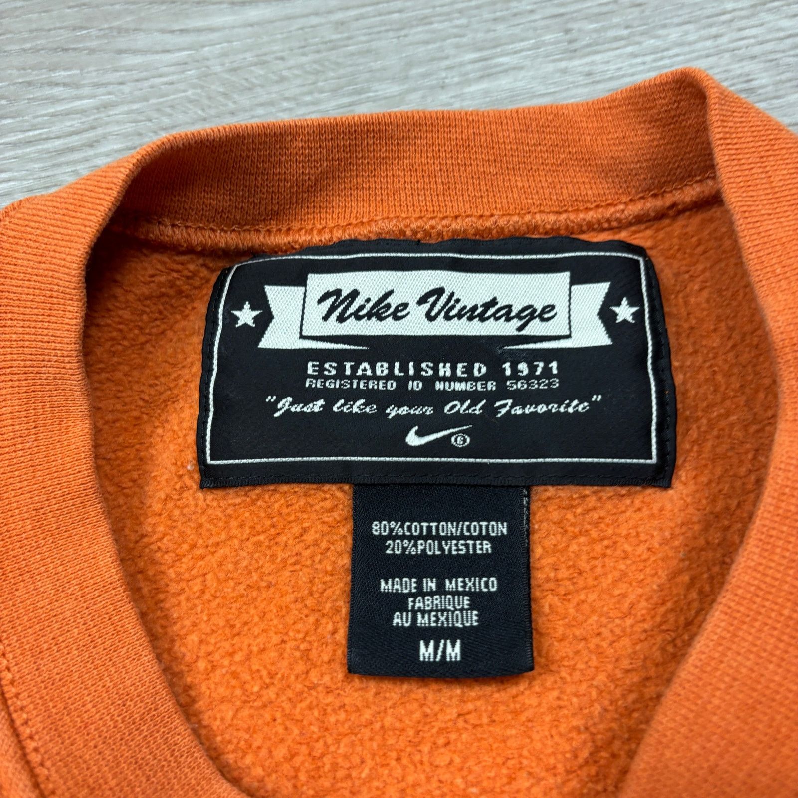Nike × Vintage Nike Vintage 71 Center Swoosh Crew Sweatshirt Medium Y2K Size US M / EU 48-50 / 2 - 4 Thumbnail
