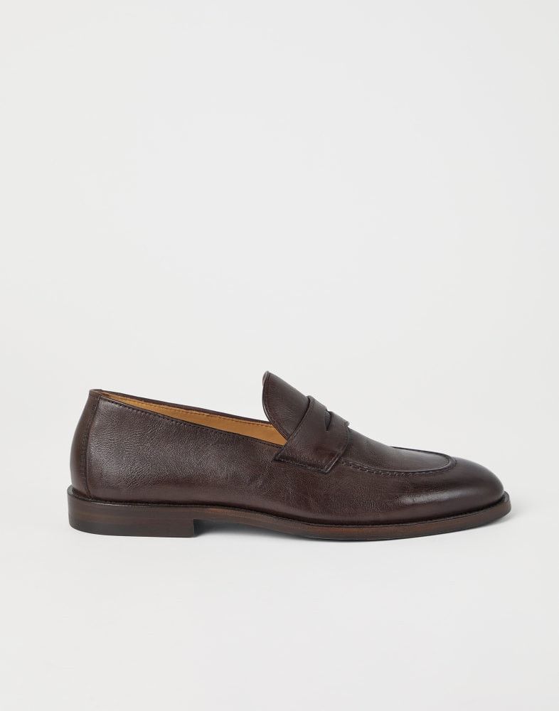 Brunello Cucinelli o1w1db10925 Pair Of Loafers in Brown Size US 9 / EU 42 - 1 Thumbnail