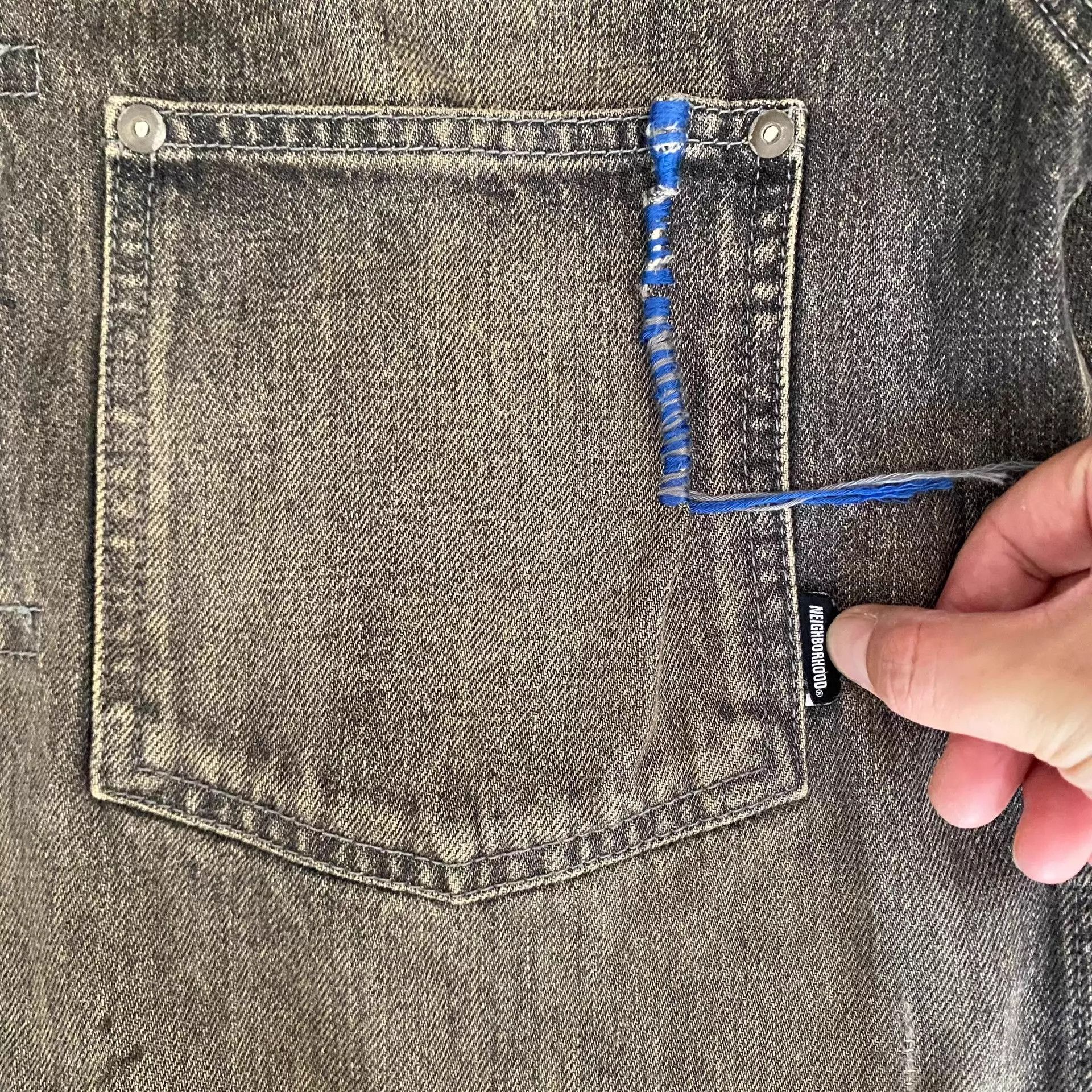 Neighborhood Neighborhood 24ss Stockman Black Denim Jacket (L) Size US L / EU 52-54 / 3 - 4 Thumbnail