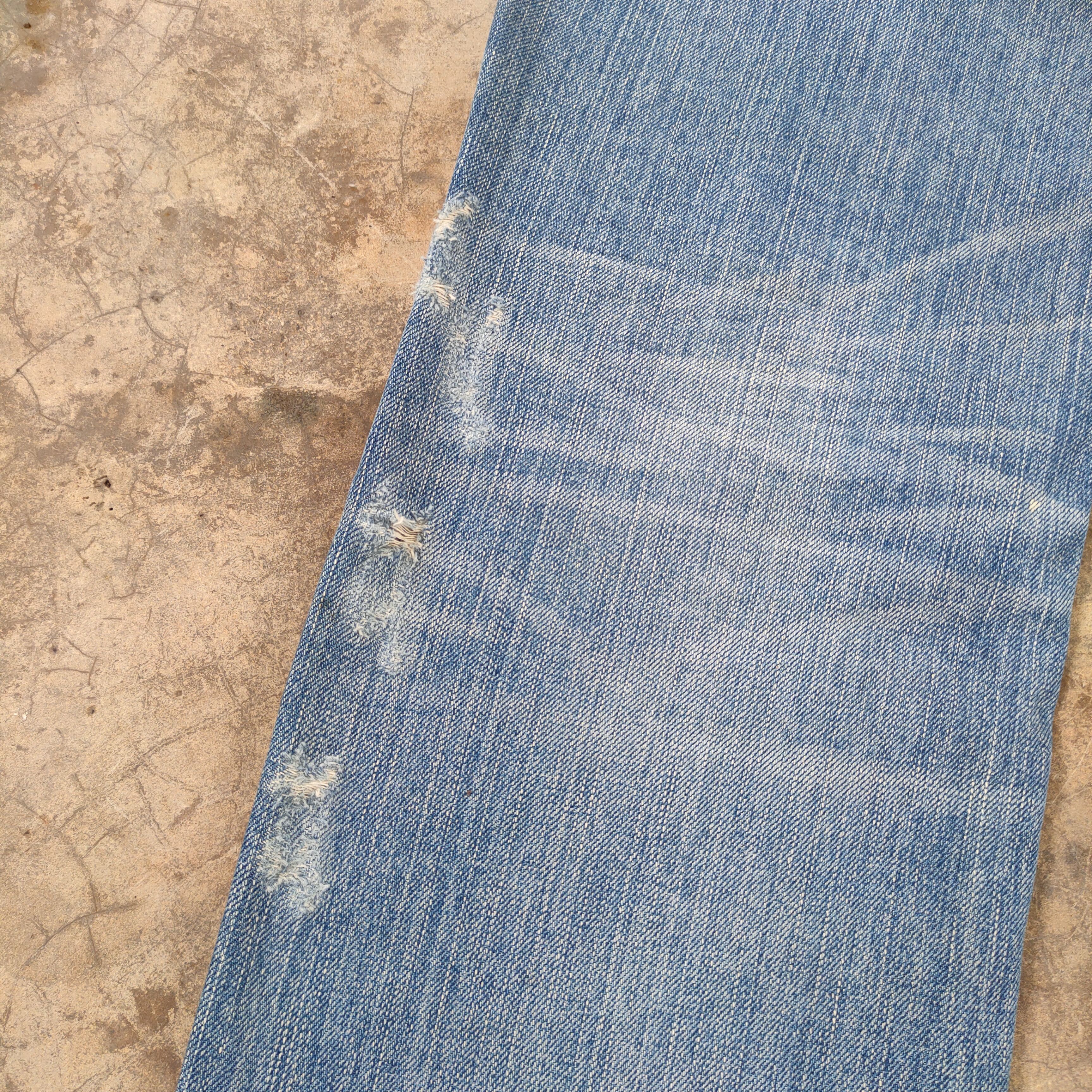 Dolce & Gabbana VINTAGE DOLCE & GABBANA RIPPED FADED DENIM JEANS PANTS Size US 37 - 16 Thumbnail