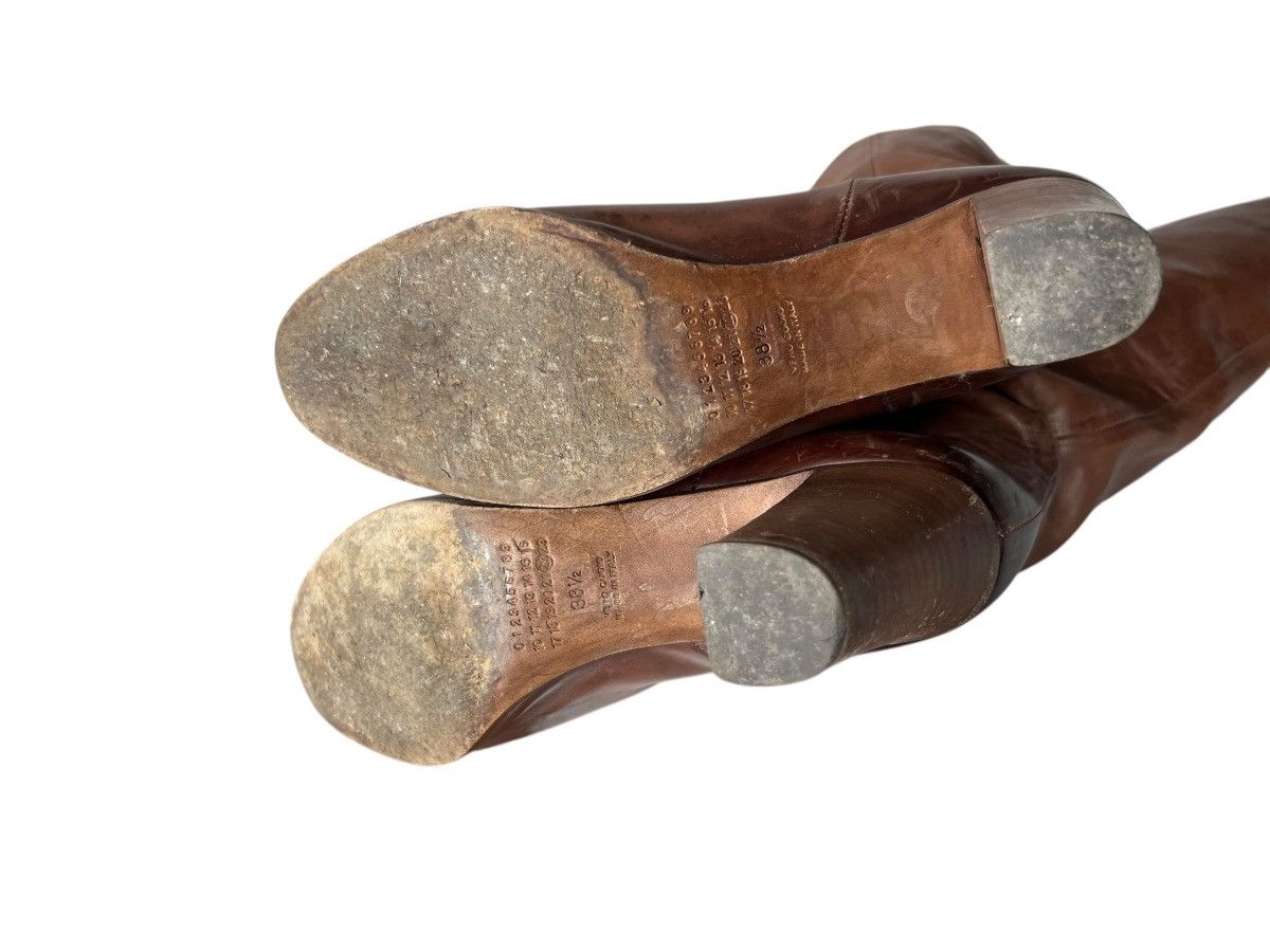 Maison Margiela × Vintage Vintage Maison Margiela Line 22 Leather Boots Size US 8 / IT 38 - 16 Thumbnail