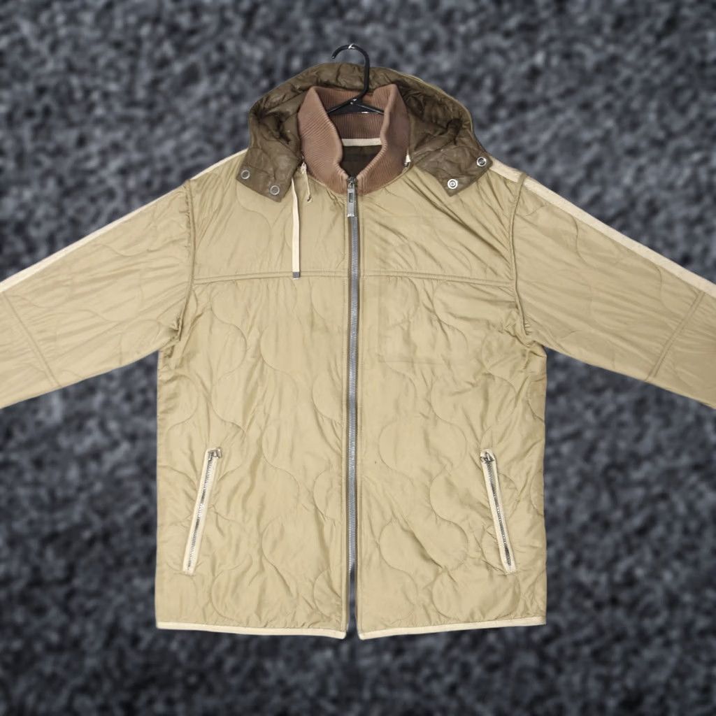 Prana Prana Quilted Jacket Mens XL Tan Hooded Zip Puffer Techwear Primaloft Scapegoat Size US XL / EU 56 / 4 - 1 Thumbnail