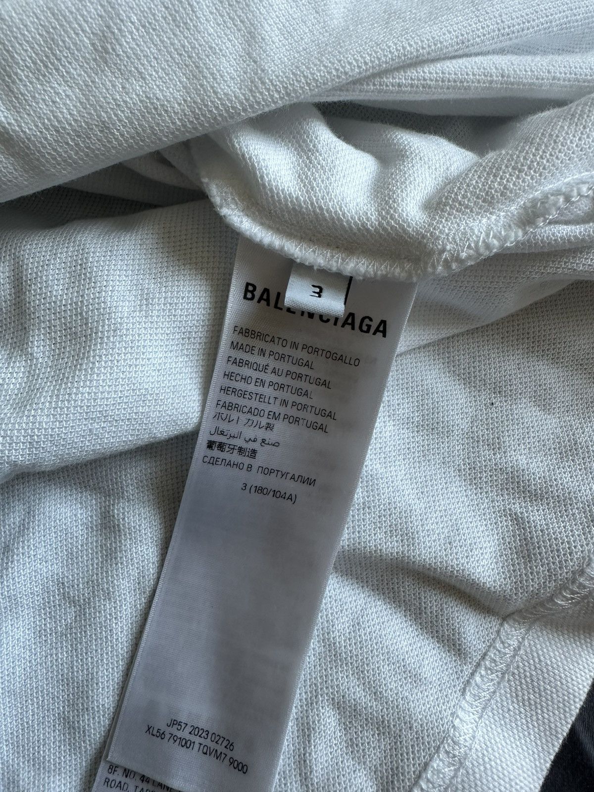 Balenciaga BALENCIAGA OVERSIZED BB LOGO POLO SHIRT – WHITE – SIZE 3 Size US L / EU 52-54 / 3 - 8 Thumbnail