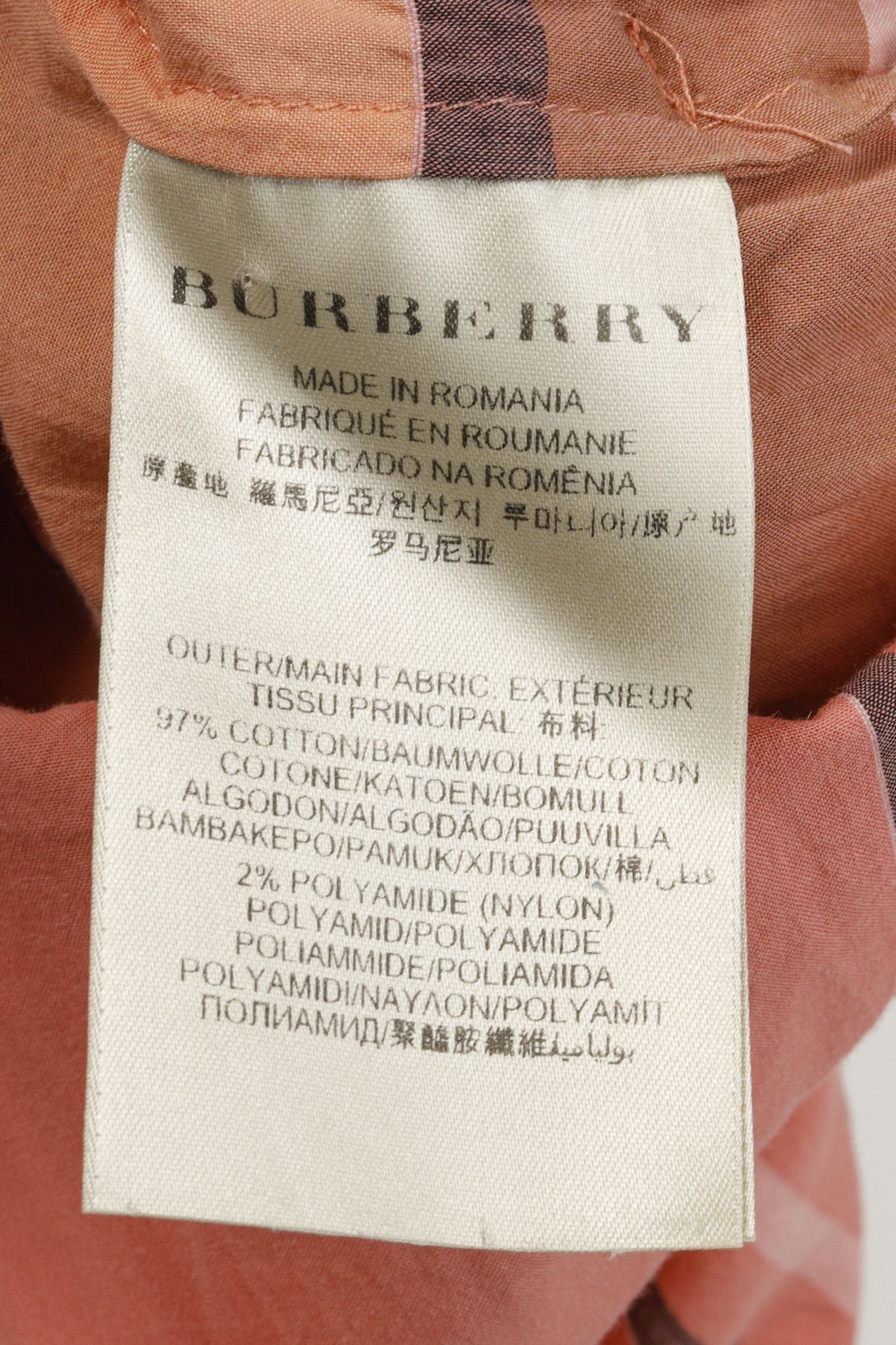 Burberry Burberry Brit Pink Check Belted Sheath Dress Size M / US 6-8 / IT 42-44 - 10 Thumbnail
