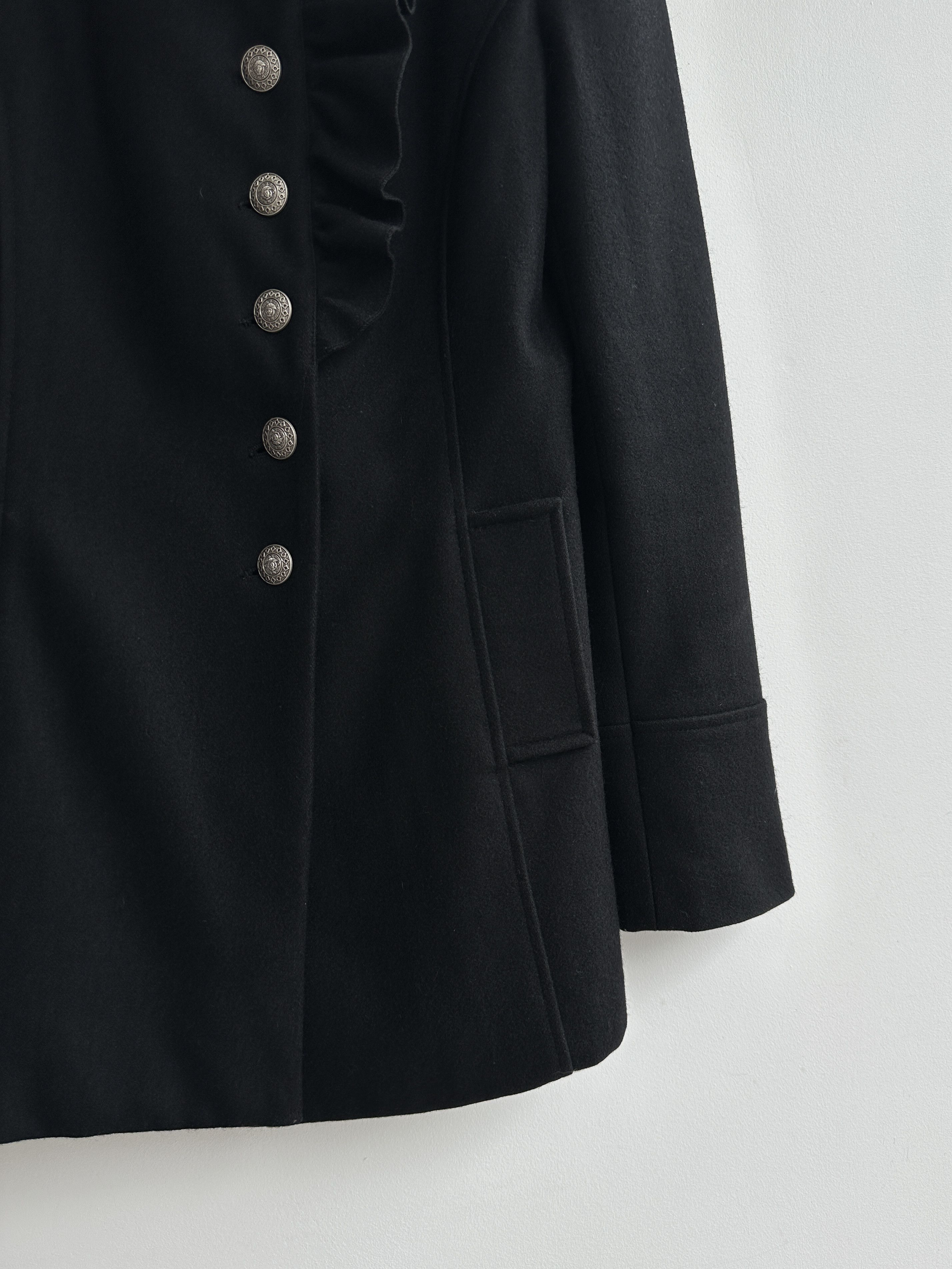 Versace Vintage Versace Jeans Couture Wool Coat Jacket Size M / US 6-8 / IT 42-44 - 6 Thumbnail