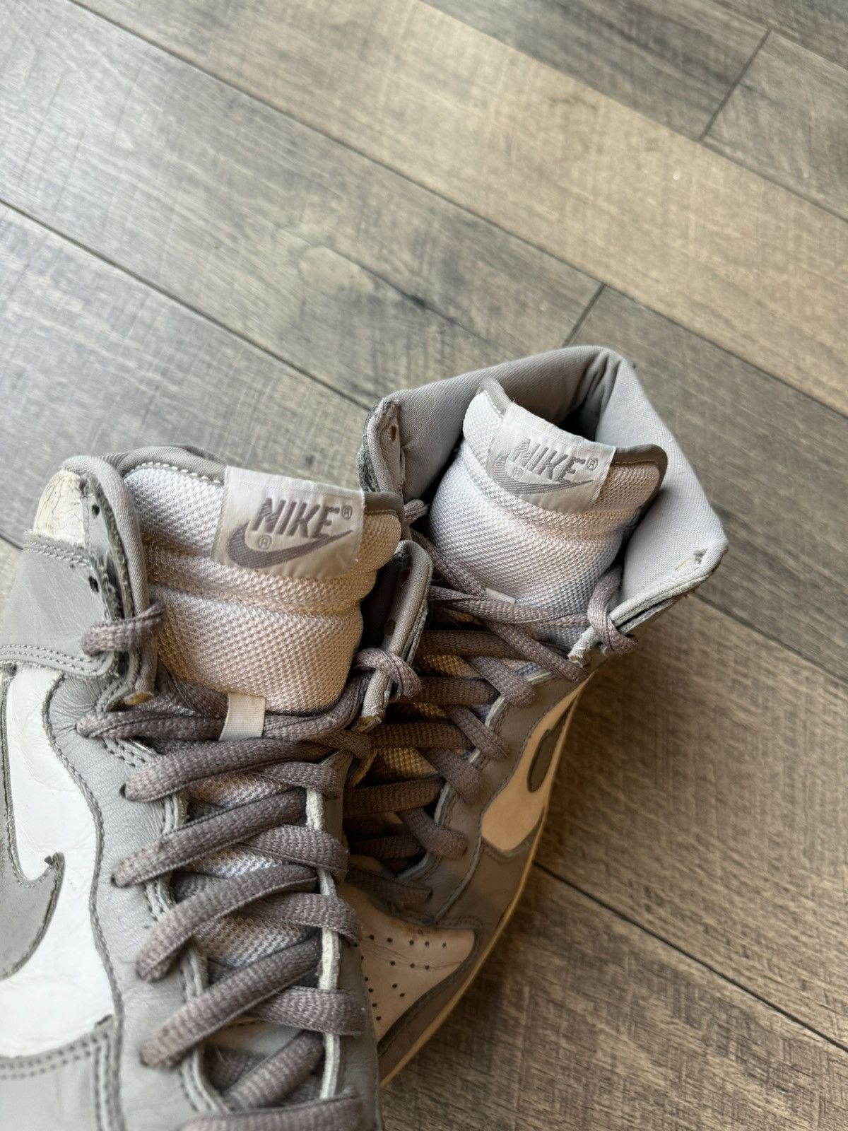 Nike × Vintage Vintage Nike Dunk High 2003 Medium Grey 30471700200 Size 9 Size US 9 / EU 42 - 5 Thumbnail