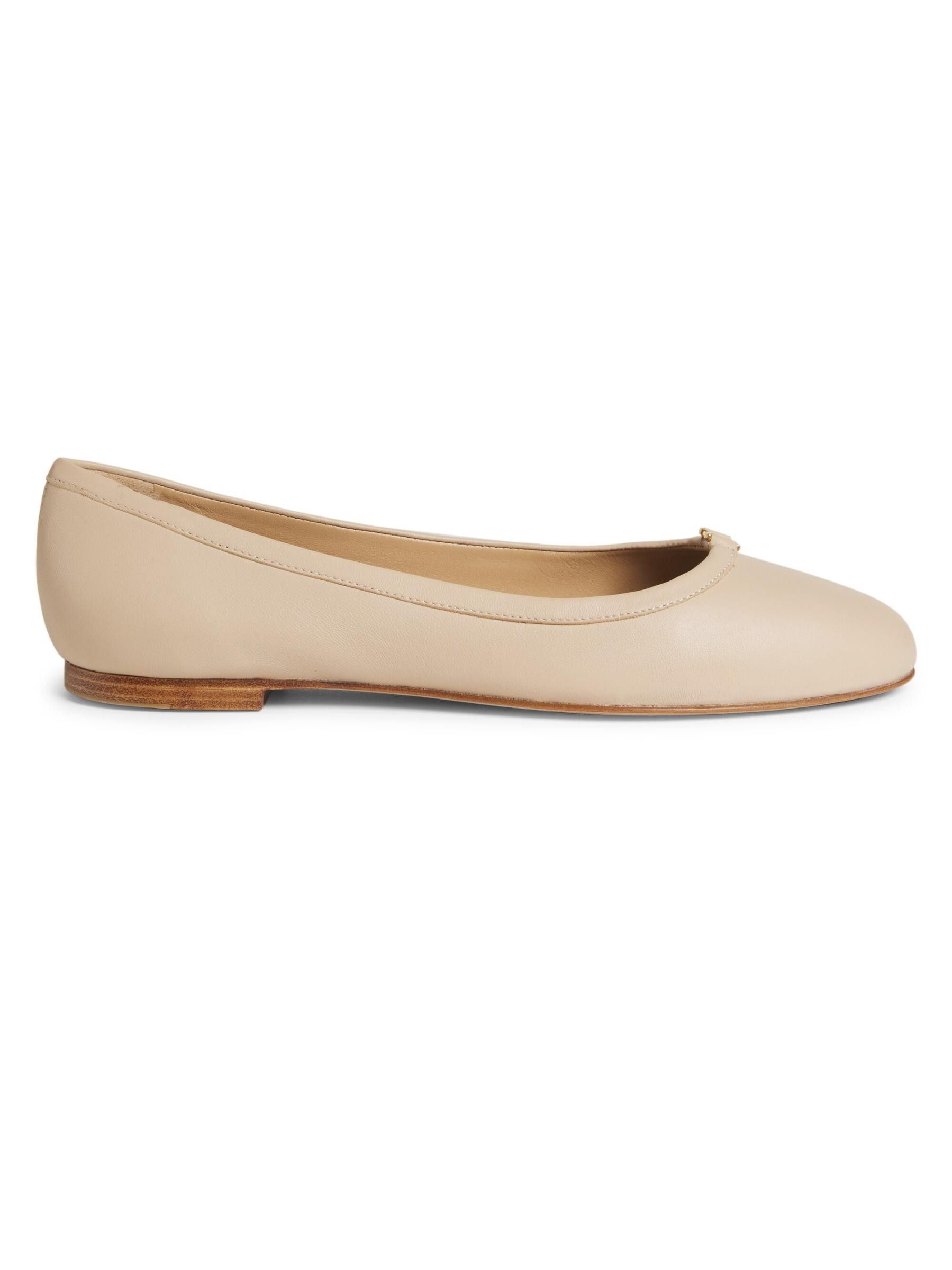 Chloe oc11z0525 Marcie Leather Ballet Flats in Beige Size US 8 / IT 38 - 2 Thumbnail