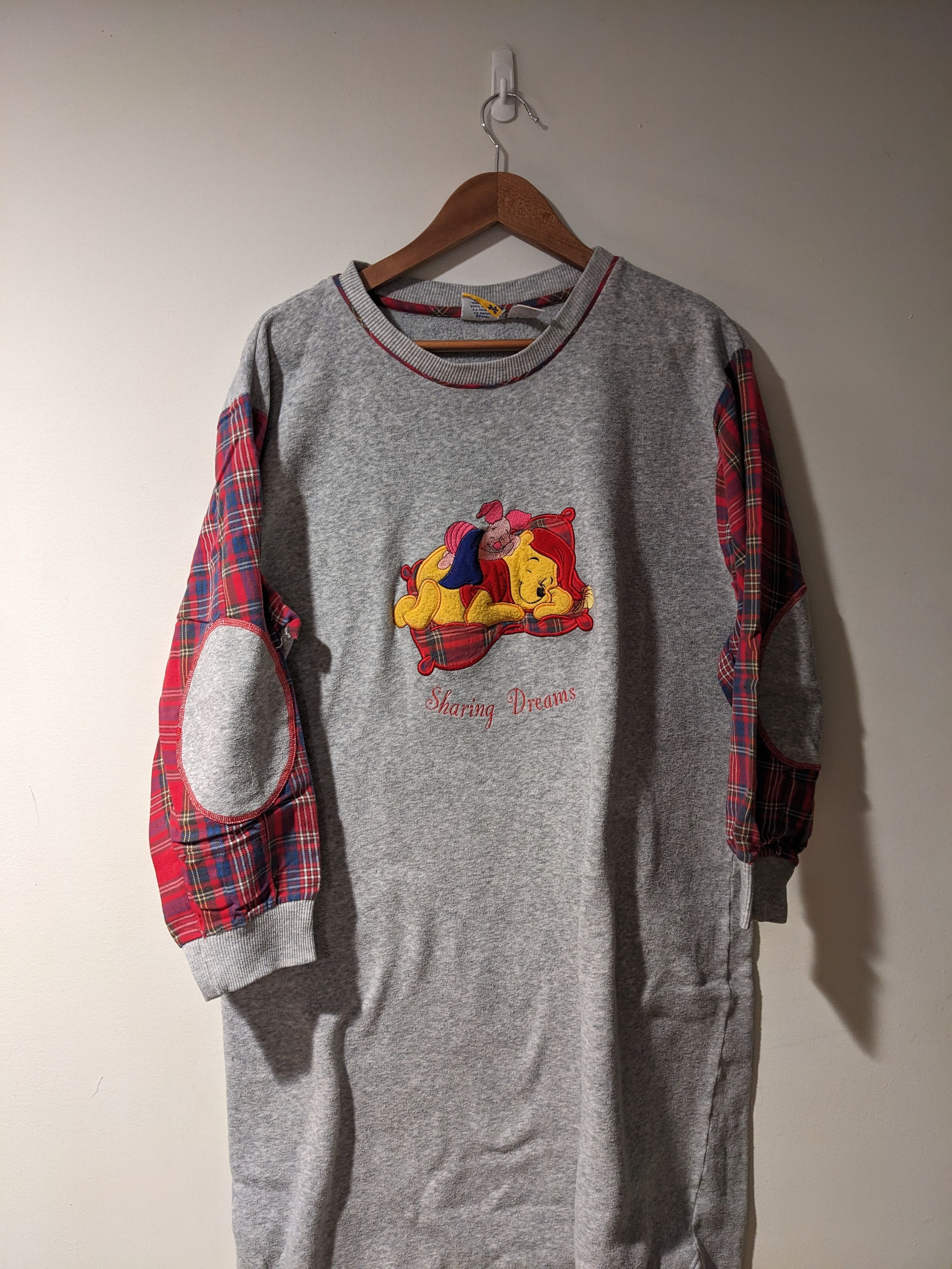Disney × Vintage Vintage 90s Winnie the Pooh Sharing Dreams Sleep Shirt Size US M / EU 48-50 / 2 - 1 Thumbnail