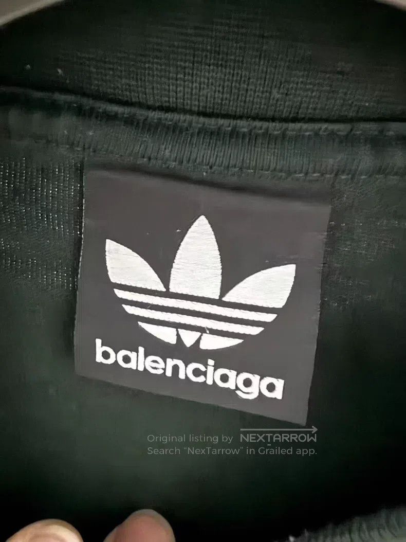 Balenciaga Balenciaga Short Sleeve, Black-Green Size US S / EU 44-46 / 1 - 3 Thumbnail