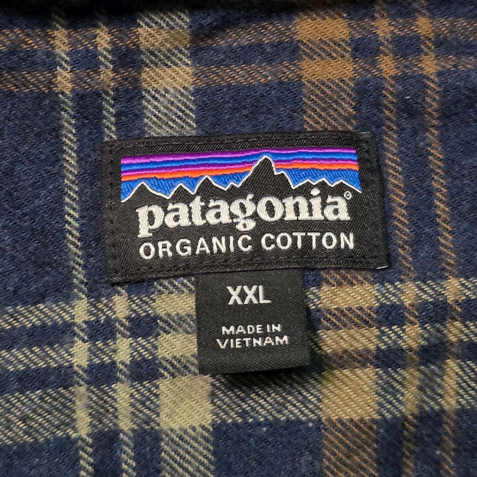 Patagonia Patagonia Fjord Flannel Shirt Men XXL Natural Organic Cotton Size US XXL / EU 58 / 5 - 2 Thumbnail
