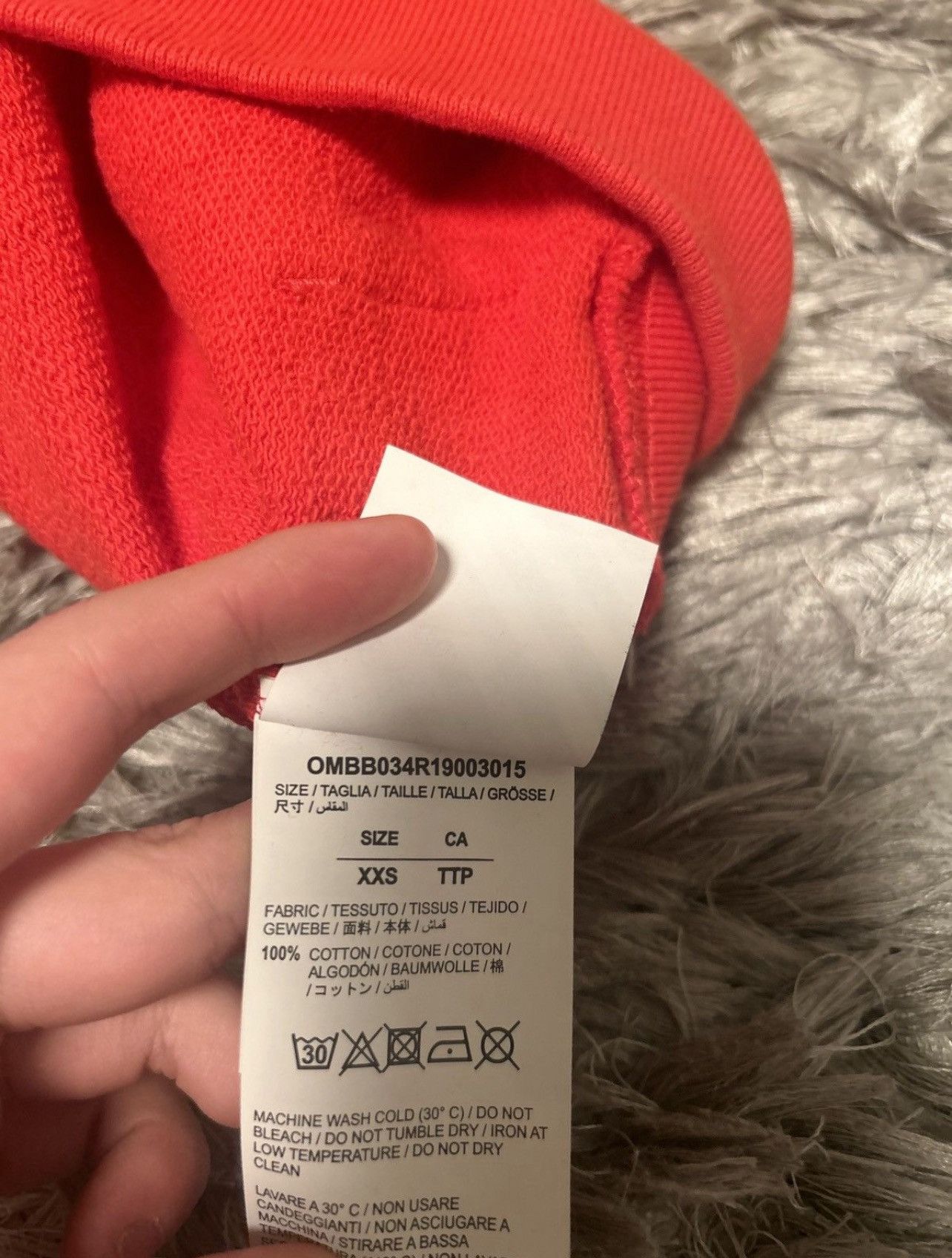 Off-White × Vintage OFF WHITE DIAG STENCIL HOODIE Size US XXS / EU 40 - 6 Thumbnail