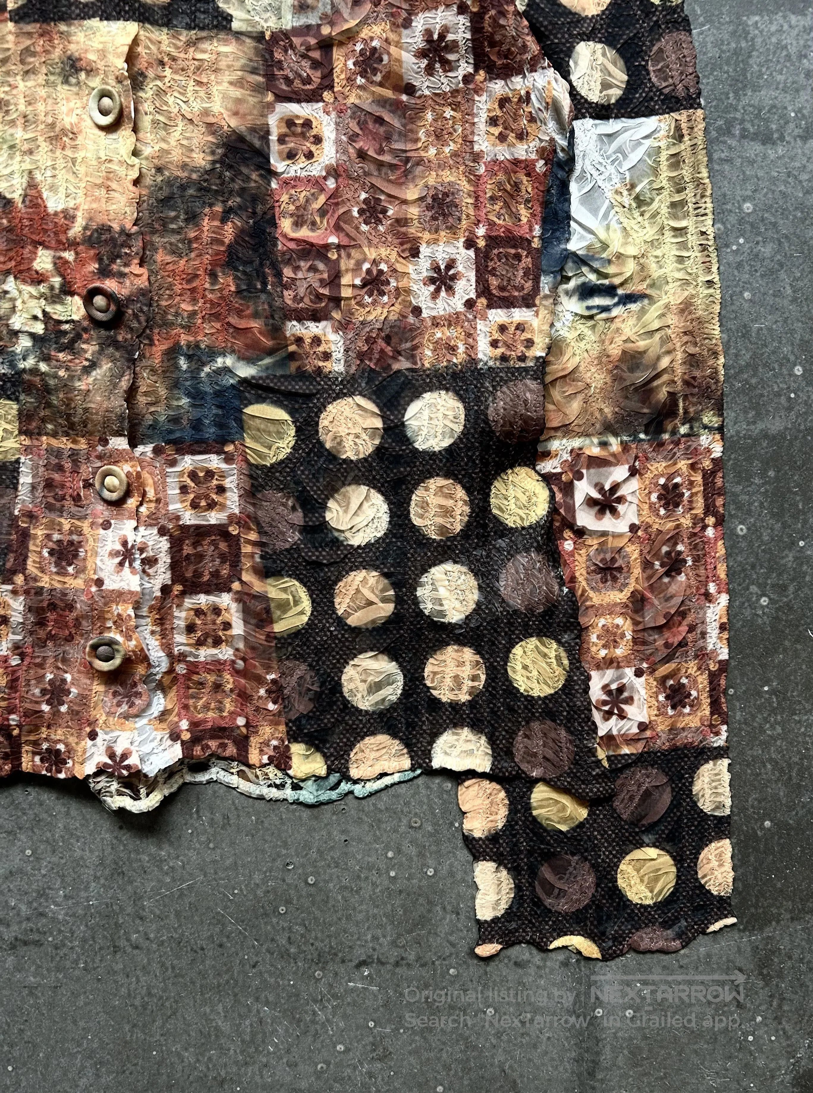 Yoshio Kubo patterned pleated shirt by yoshiki hishinuma. Size US M / EU 48-50 / 2 - 8 Thumbnail