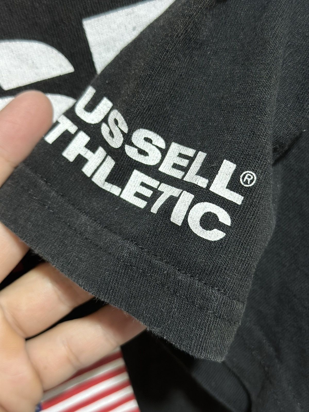 Russell Athletic × Vintage Vintage Russell Athletic USA Sun Faded Tee Size US L / EU 52-54 / 3 - 4 Thumbnail