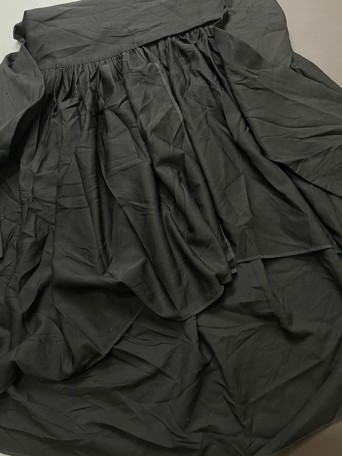 Yohji Yamamoto Y’s yohji yamamoto assymetric front tie wool skirt Size 30" / US 8 / IT 44 - 4 Thumbnail
