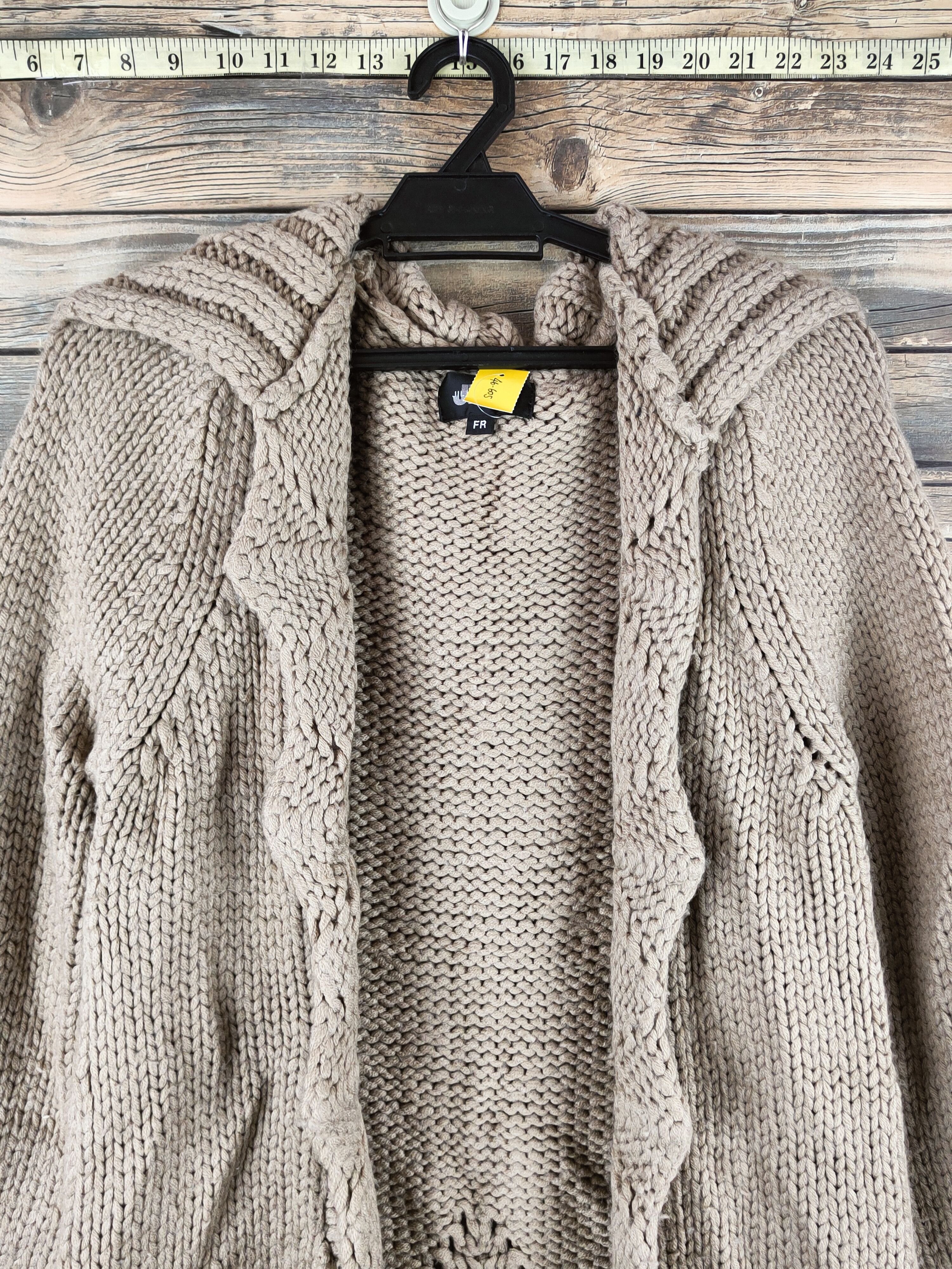 Jil Stuart DL Jill Stuart Beige Knitwear Cardigans #46-605 Size M / US 6-8 / IT 42-44 - 2 Thumbnail