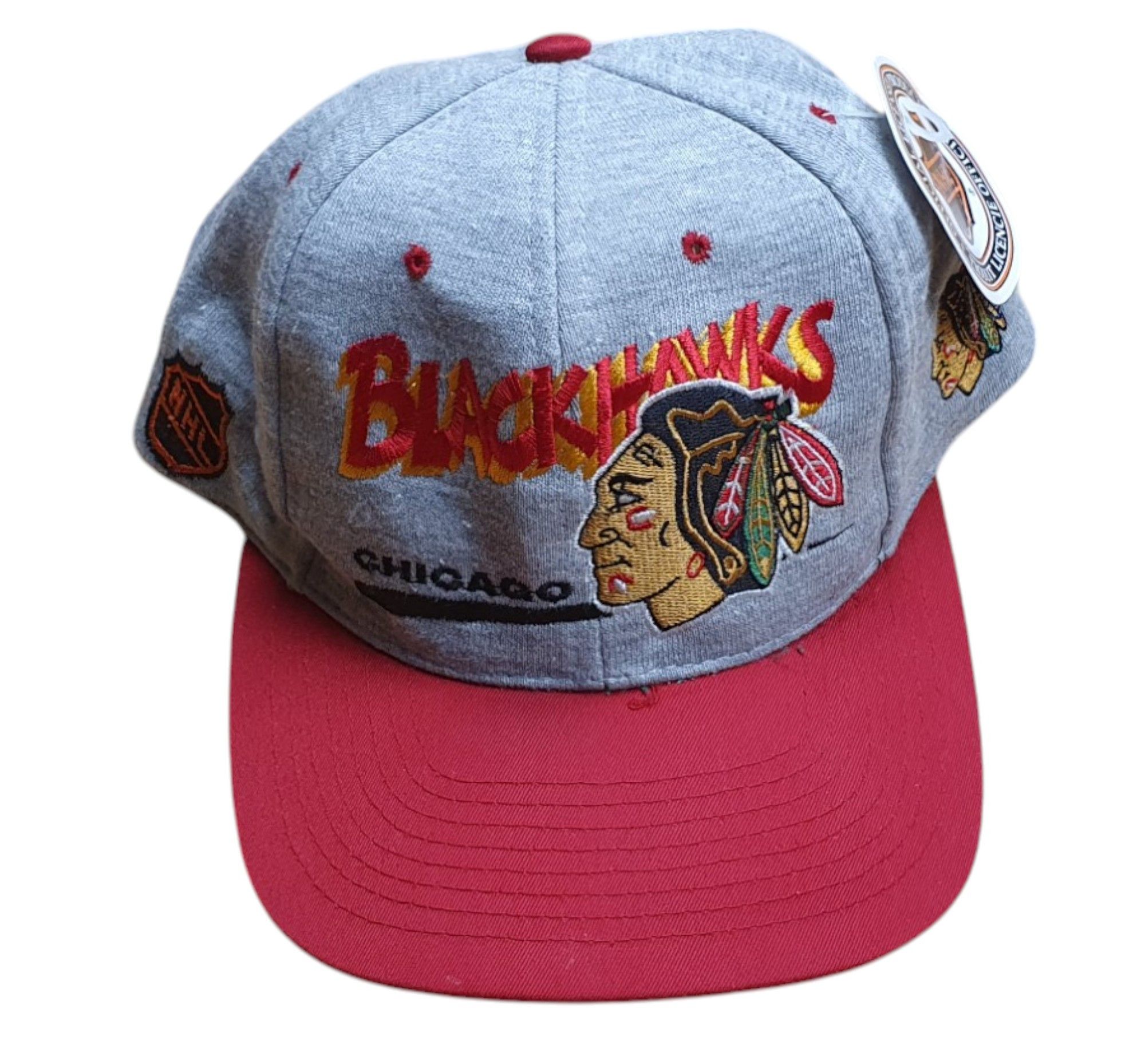 Chicago Blackhawks NHL Retro Vintage 90's Cap