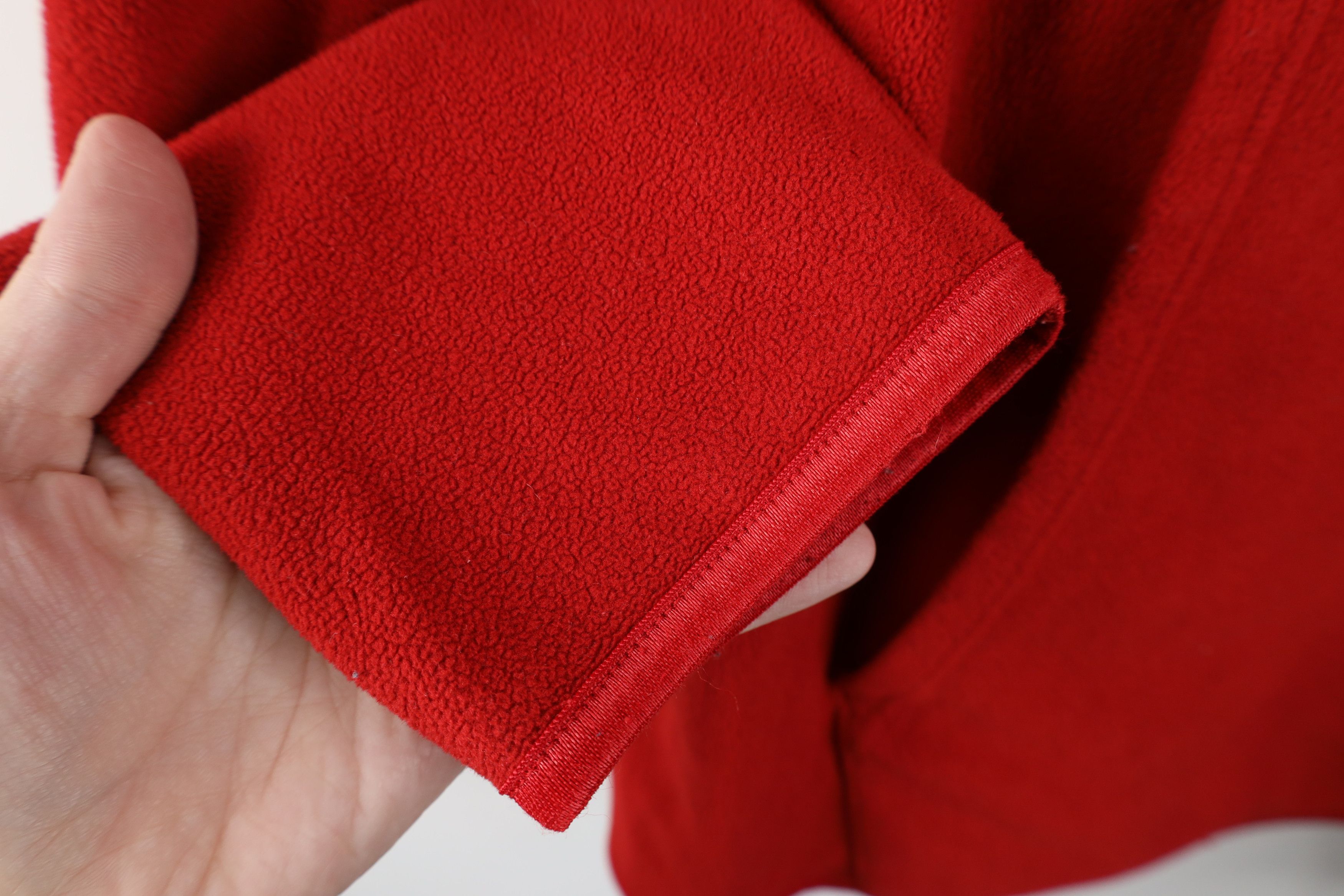 Nike Vintage Y2K Nike Spell Out Fleece Hoodie Sweatshirt Red Size XXL / US 16-18 / IT 52-54 - 8 Thumbnail