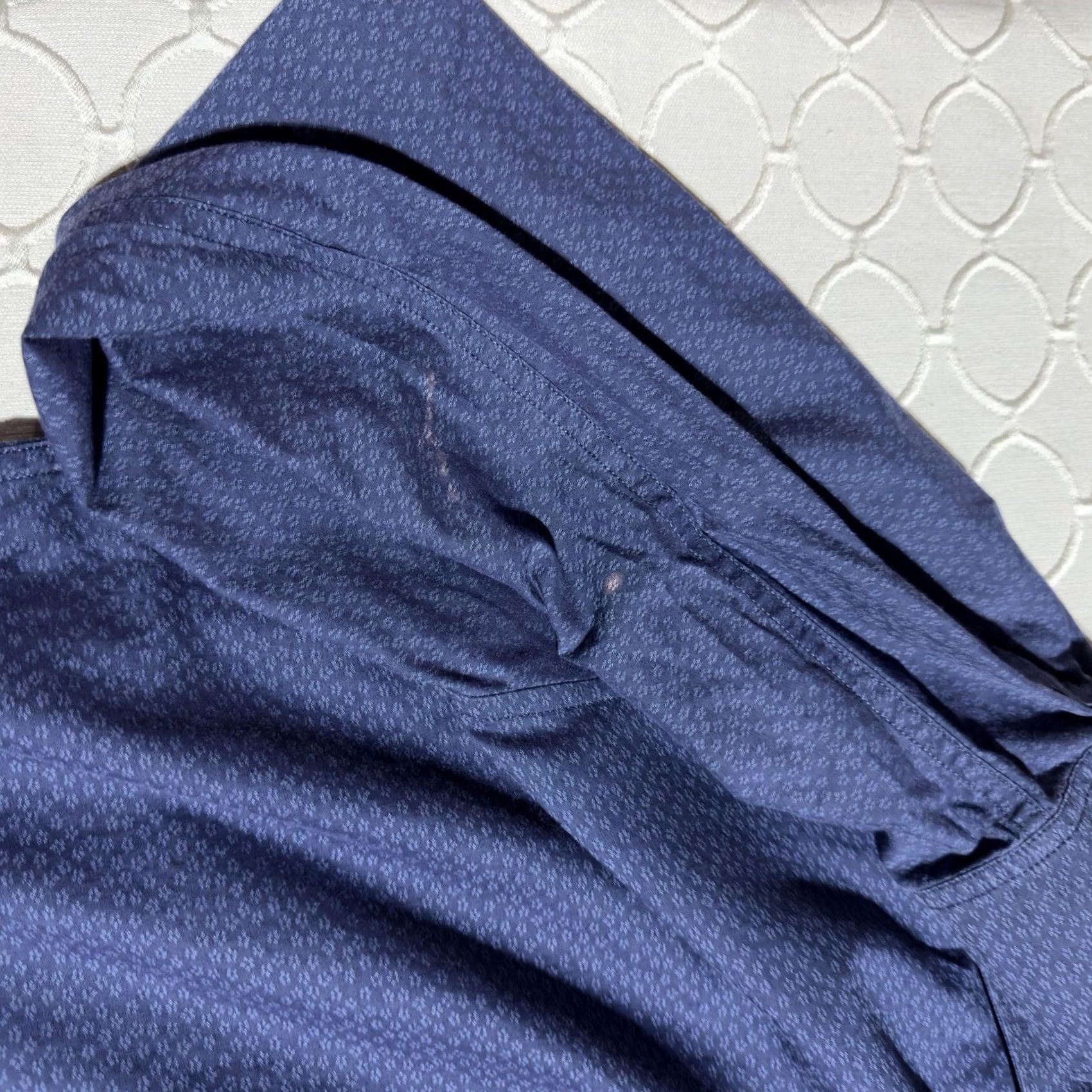 Robert Graham Robert Graham Shirt Mens XL Blue Classic Fit Long Sleeve Button Up Geometric Pattern Size US XL / EU 56 / 4 - 6 Thumbnail