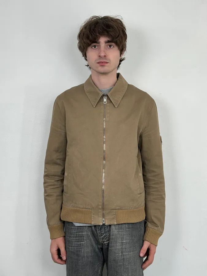 Dior SS2005 Dior Beige Cotton Bomber Jacket Cargo Pocket by Hedi Slimane Size US M / EU 48-50 / 2 - 2 Thumbnail