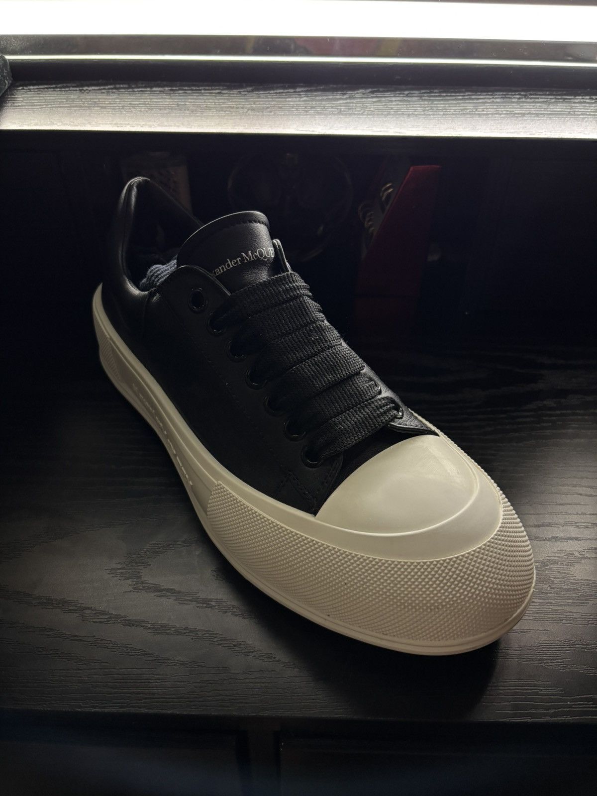 Alexander McQueen Alexander McQueen black and white trainers Size US 10 / EU 43 - 1 Thumbnail