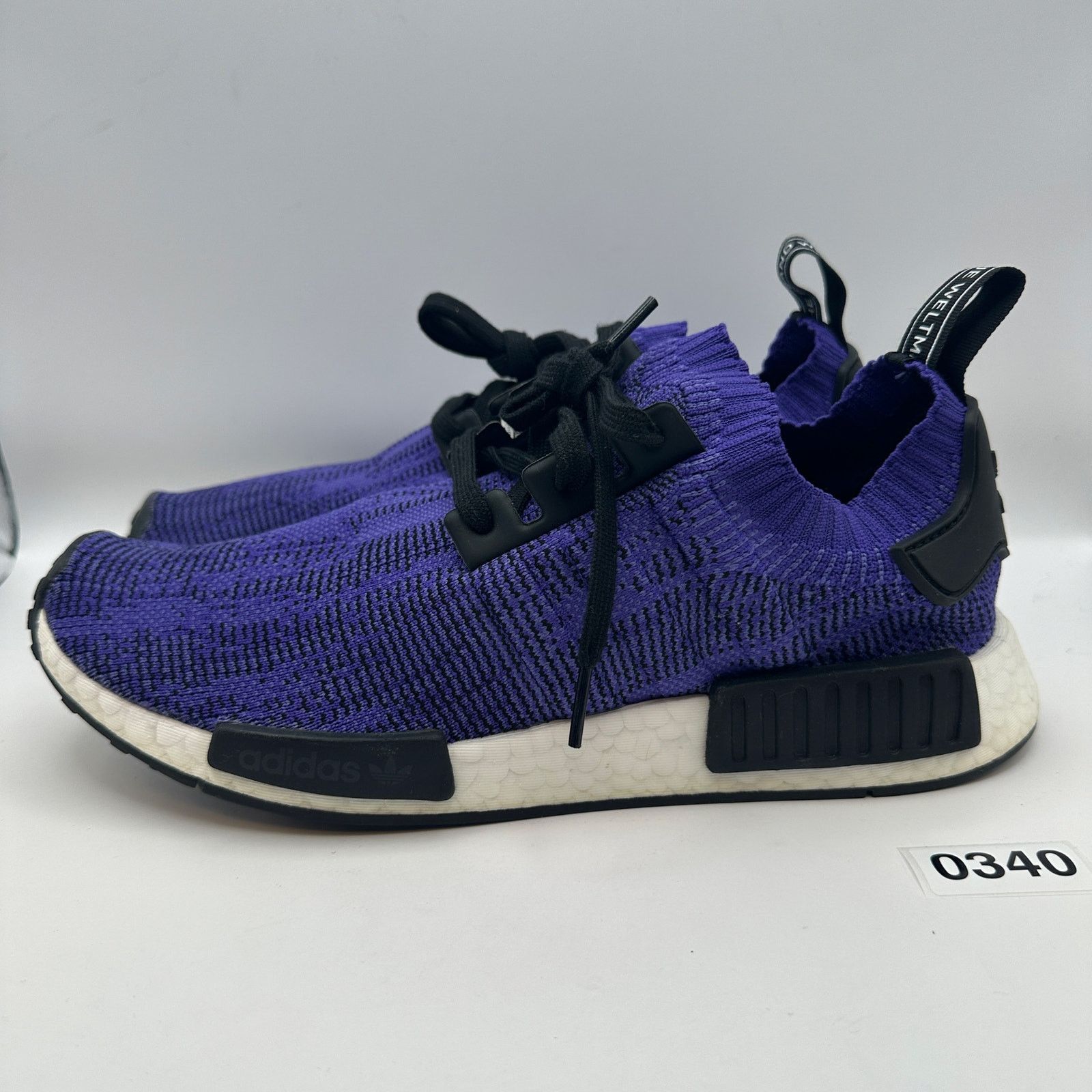 Adidas ADIDAS Men's 10 NMD R1 PRIMEKNIT Energy Ink B37627 Size US 10 / EU 43 - 5 Thumbnail