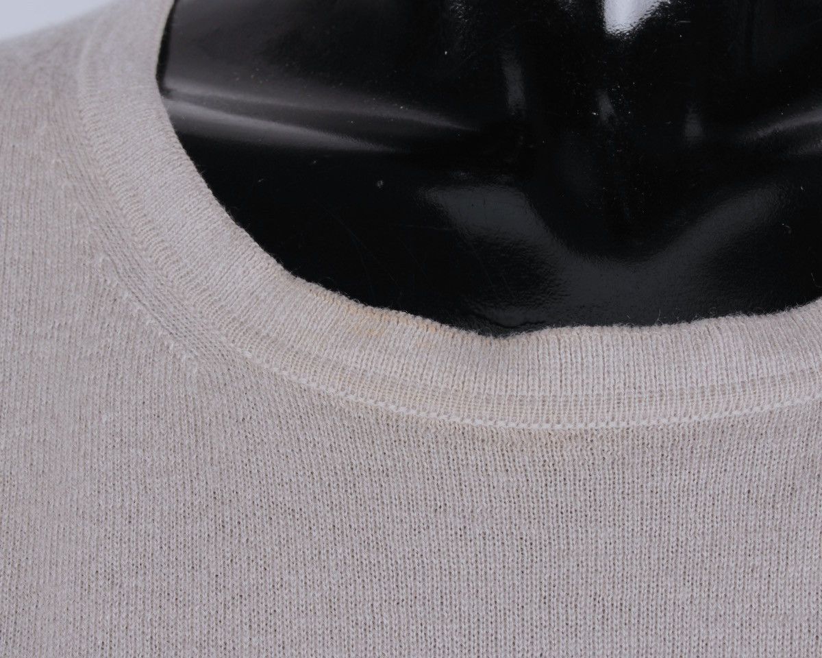 Designer × Loro Piana LORO PIANA 100% Cashmere Logo Metal Beige Sweater Jumper Size M / US 6-8 / IT 42-44 - 19 Thumbnail
