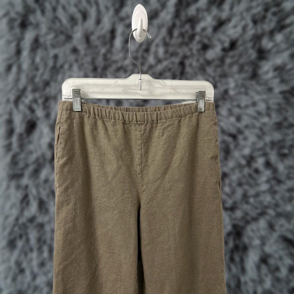 Banana Republic Banana Republic Pants Womens Small L28 Brown 100% Wool Wide Leg Elastic Waist Dress Pants Size 28" / US 6 / IT 42 - 1 Thumbnail