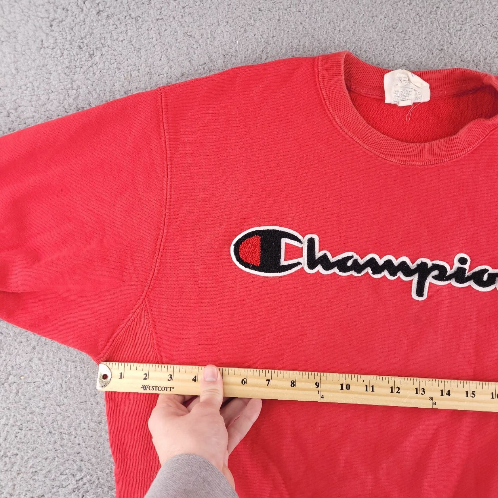 Champion Champion Sweatshirt Mens Medium Red Heavyweight Crewneck Pullover Size US M / EU 48-50 / 2 - 7 Thumbnail