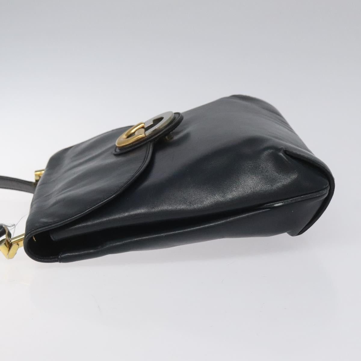 Gucci GUCCI Shoulder Bag Leather Navy Gold Size ONE SIZE - 5 Thumbnail