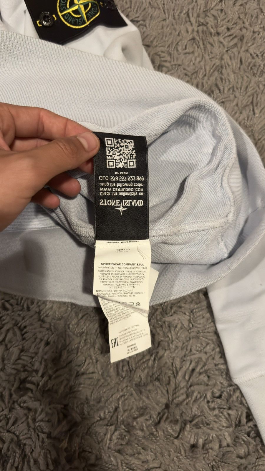 Stone Island Stone Island Hoodie Blue M Size US M / EU 48-50 / 2 - 6 Thumbnail